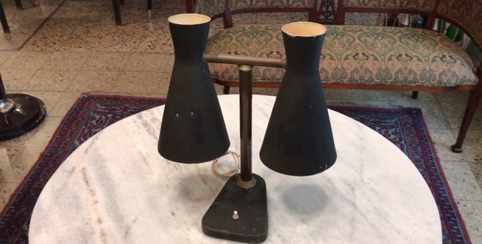 Lampe de table, 1955, France, attribuée à Mouille Serge en vente 6