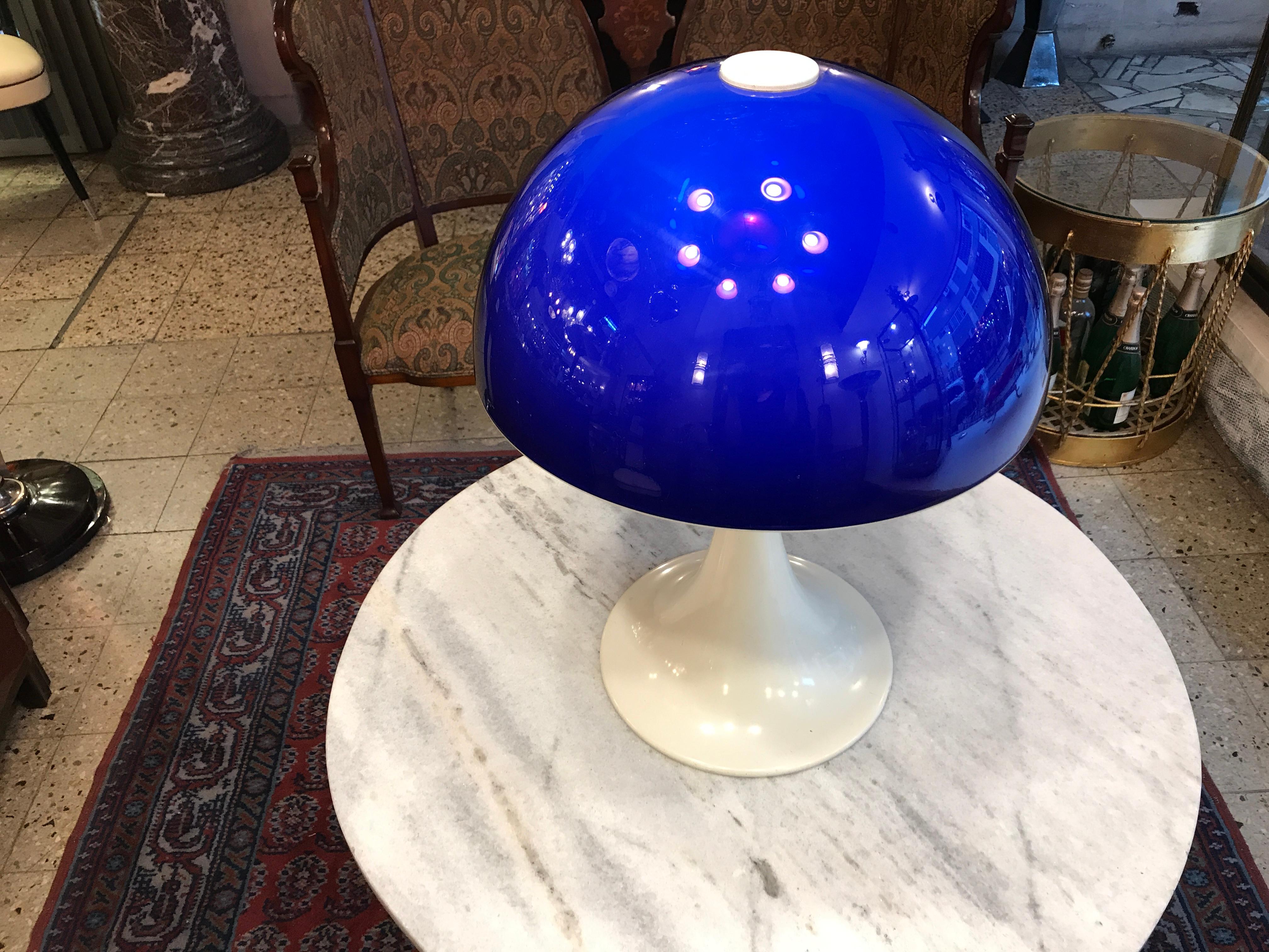 Plastique Lampe de table, 1960,  Attribué à Verner Panton, Danemark en vente