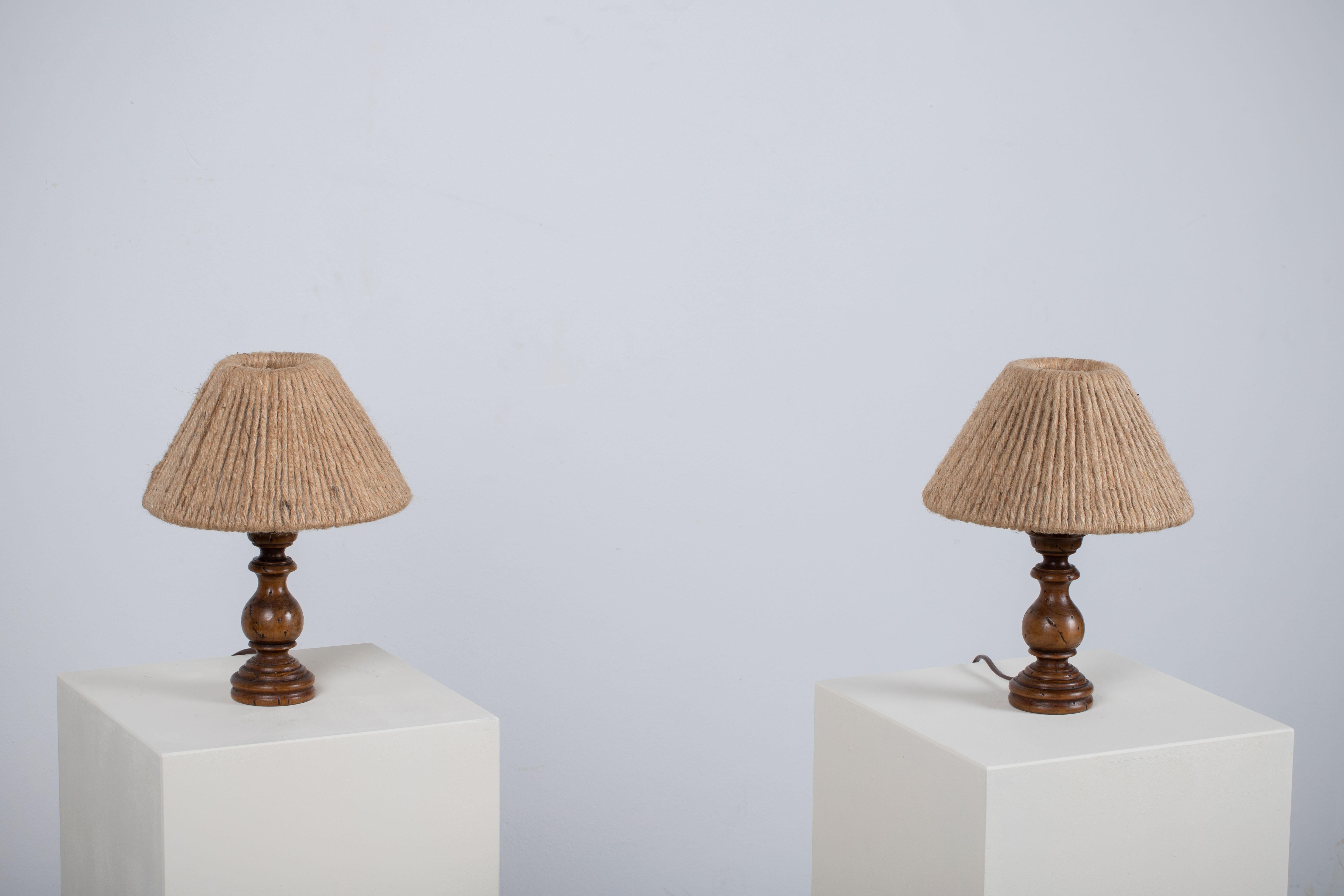 French Table Lamp, 1960, France, a Pair For Sale