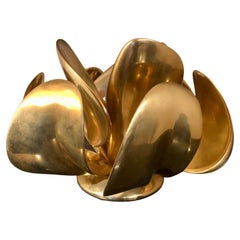 Lampe de bureau en bronze 1970 par Michel Armand