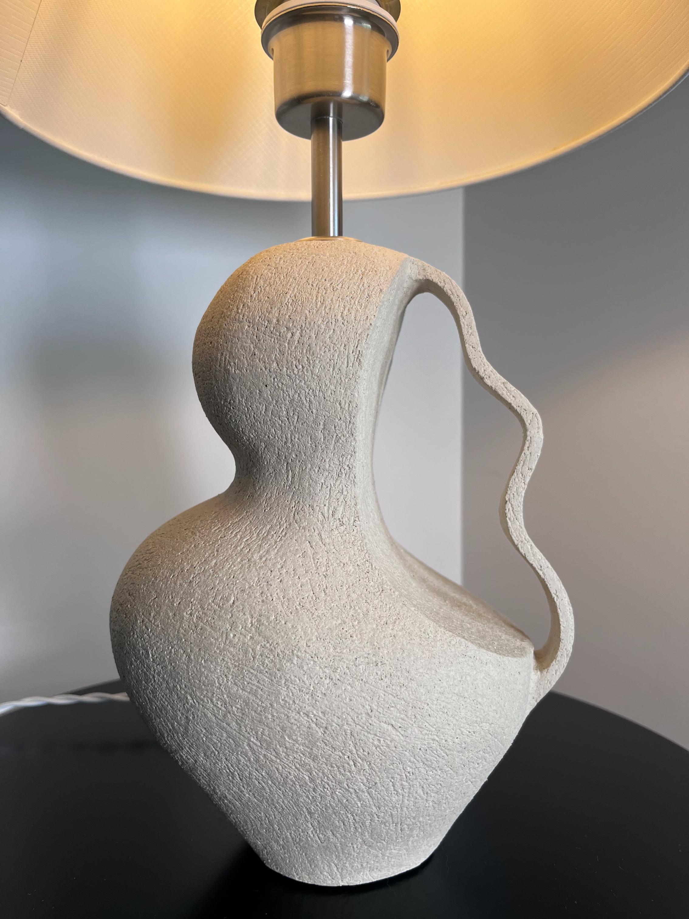 Post-Modern Table Lamp 2 Vase by Rezzo Ceramics For Sale