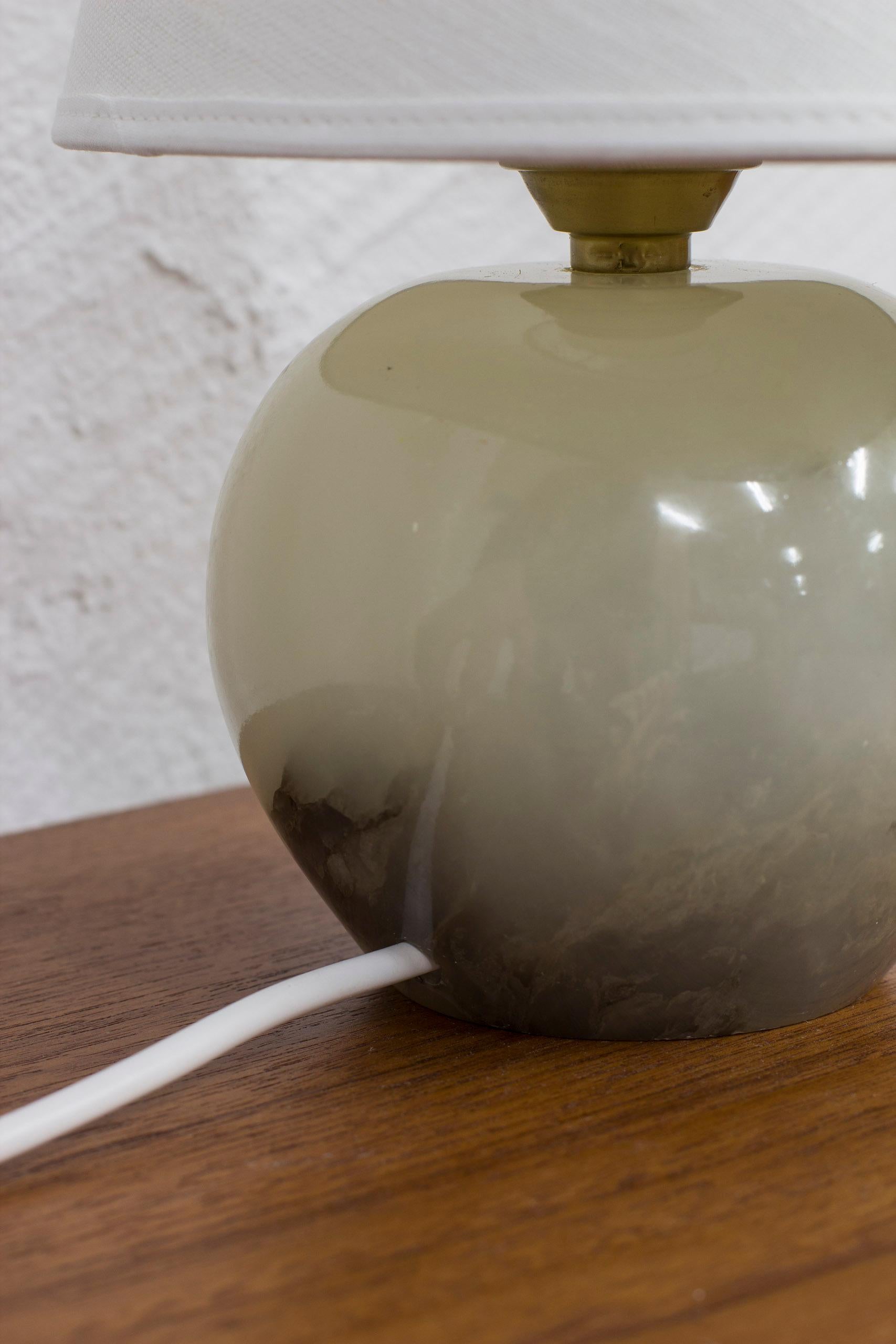 Table lamp 2575 in onyx by Josef Frank, Svenskt Tenn 1950s 1