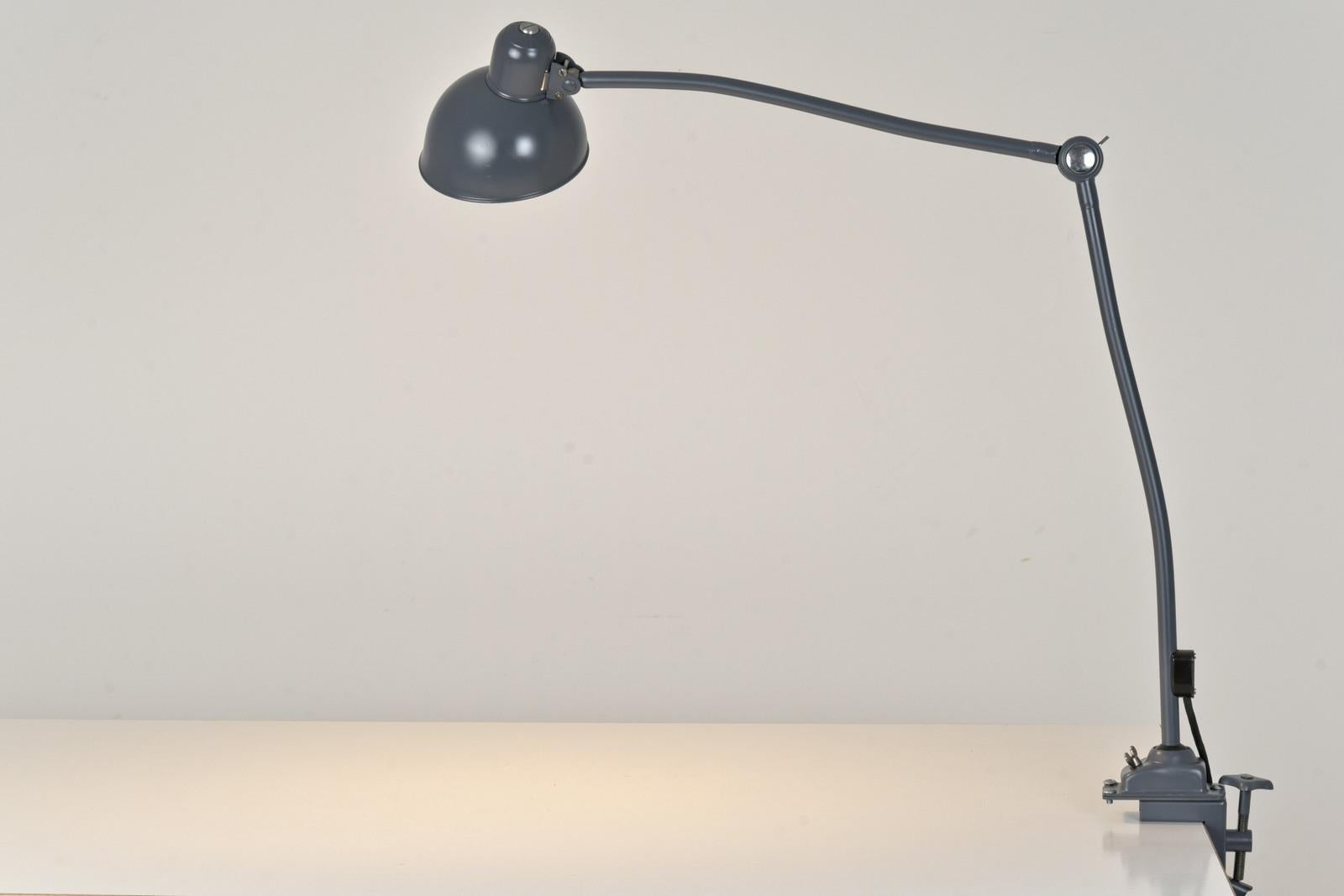 Metal Table Lamp 6726A by Christian Dell for Kaiser & Co, Germany - 1936 For Sale
