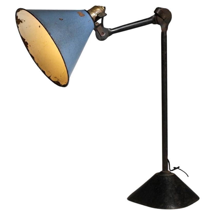 table lamp Albert Albin Gras of workshop on base Le Corbusier years 50  For Sale