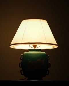 Table Lamp "Argenta" by Wilhelm Kåge, Gustavsberg, Sweden, 1940s