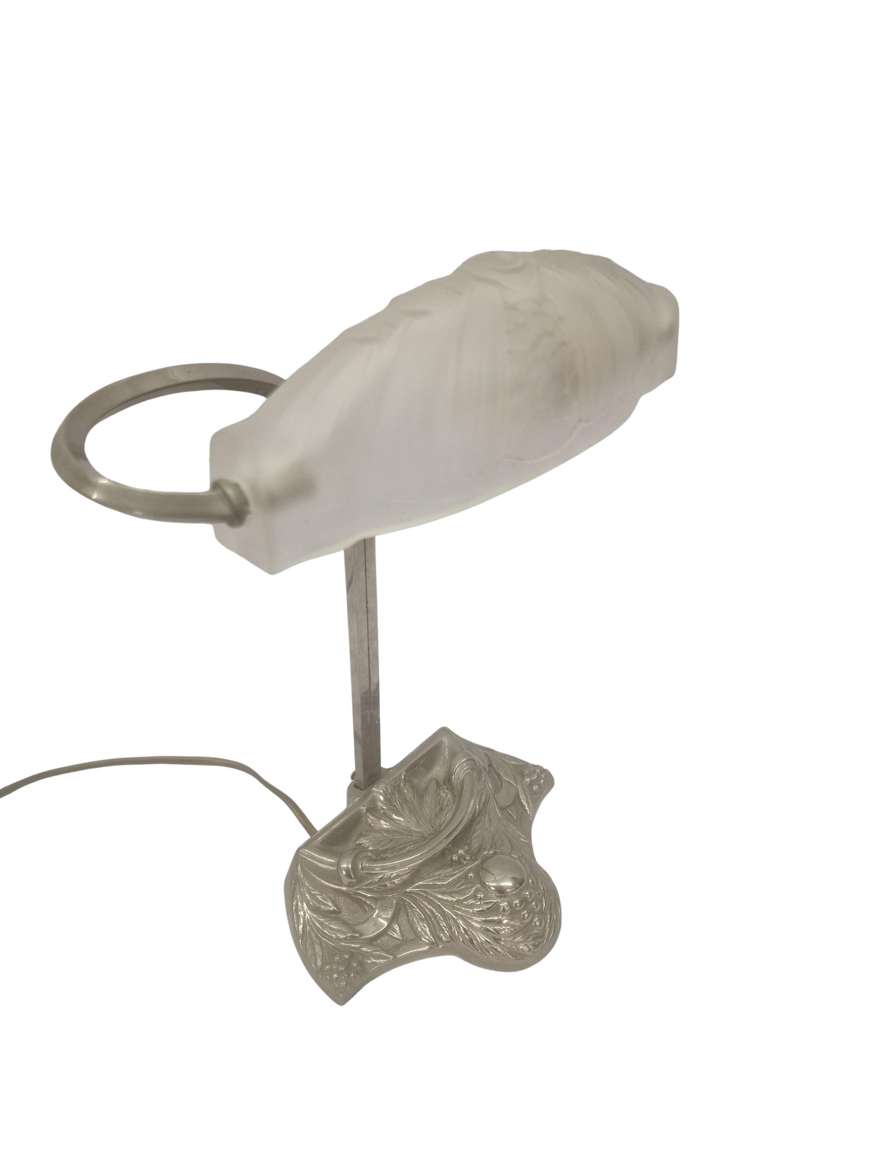 Charmante lampe de table ancienne Art déco originale, années 1940, Italie en vente 5