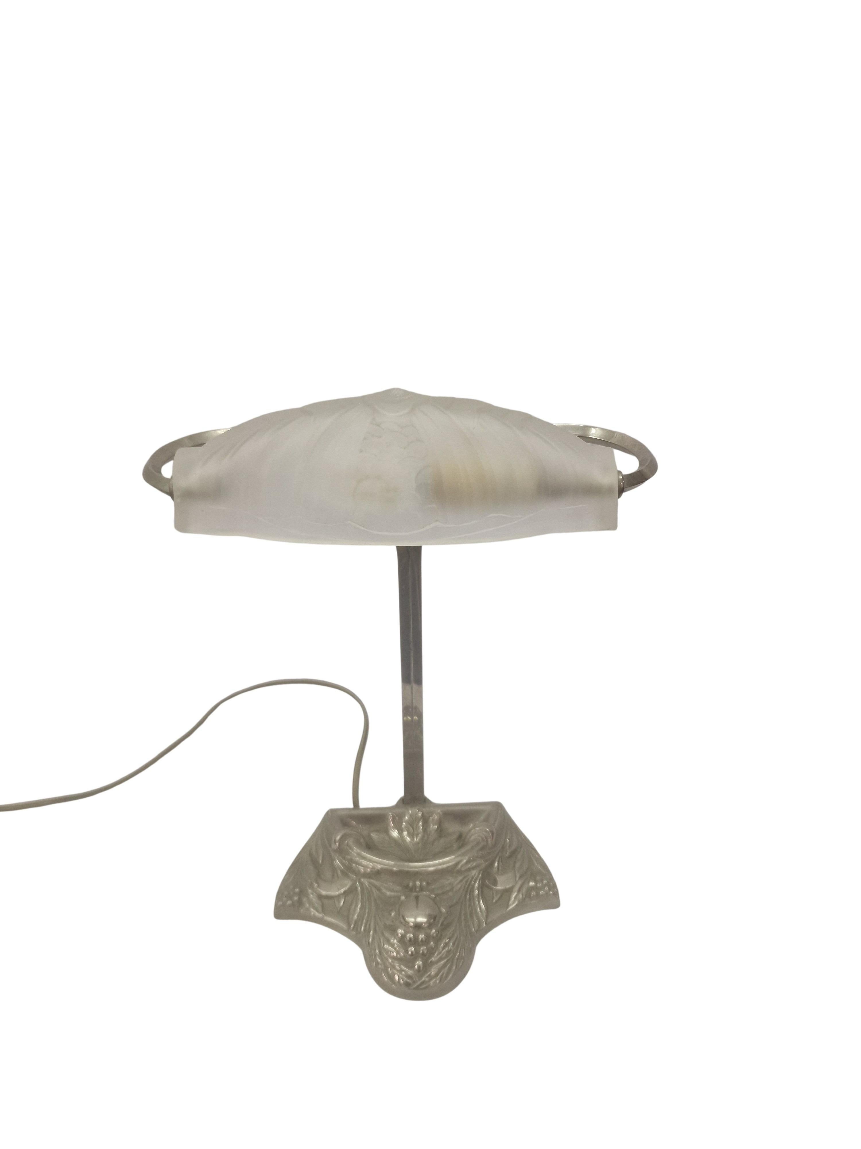 italien Charmante lampe de table ancienne Art déco originale, années 1940, Italie en vente