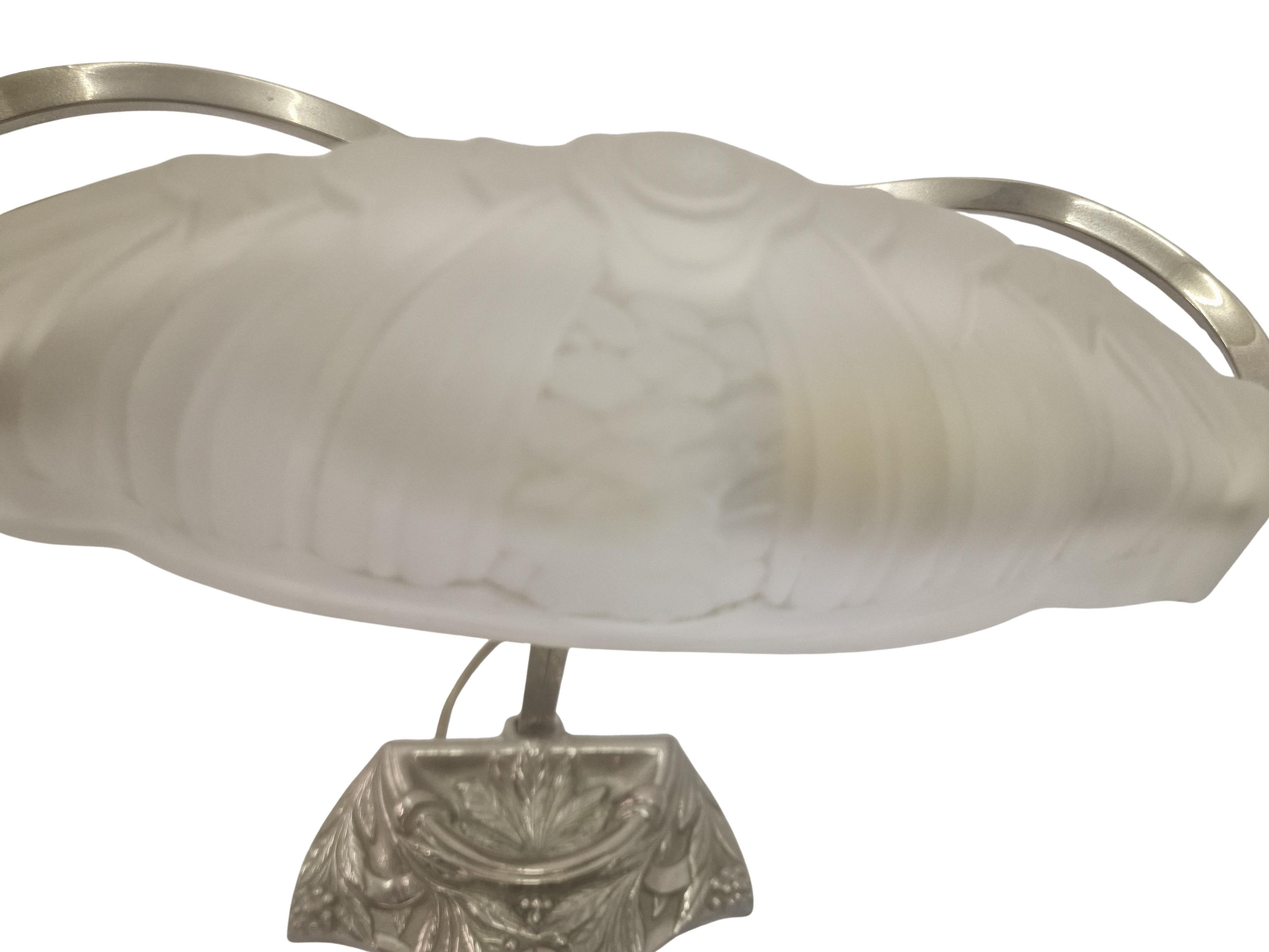 Charmante lampe de table ancienne Art déco originale, années 1940, Italie Bon état - En vente à Wien, AT