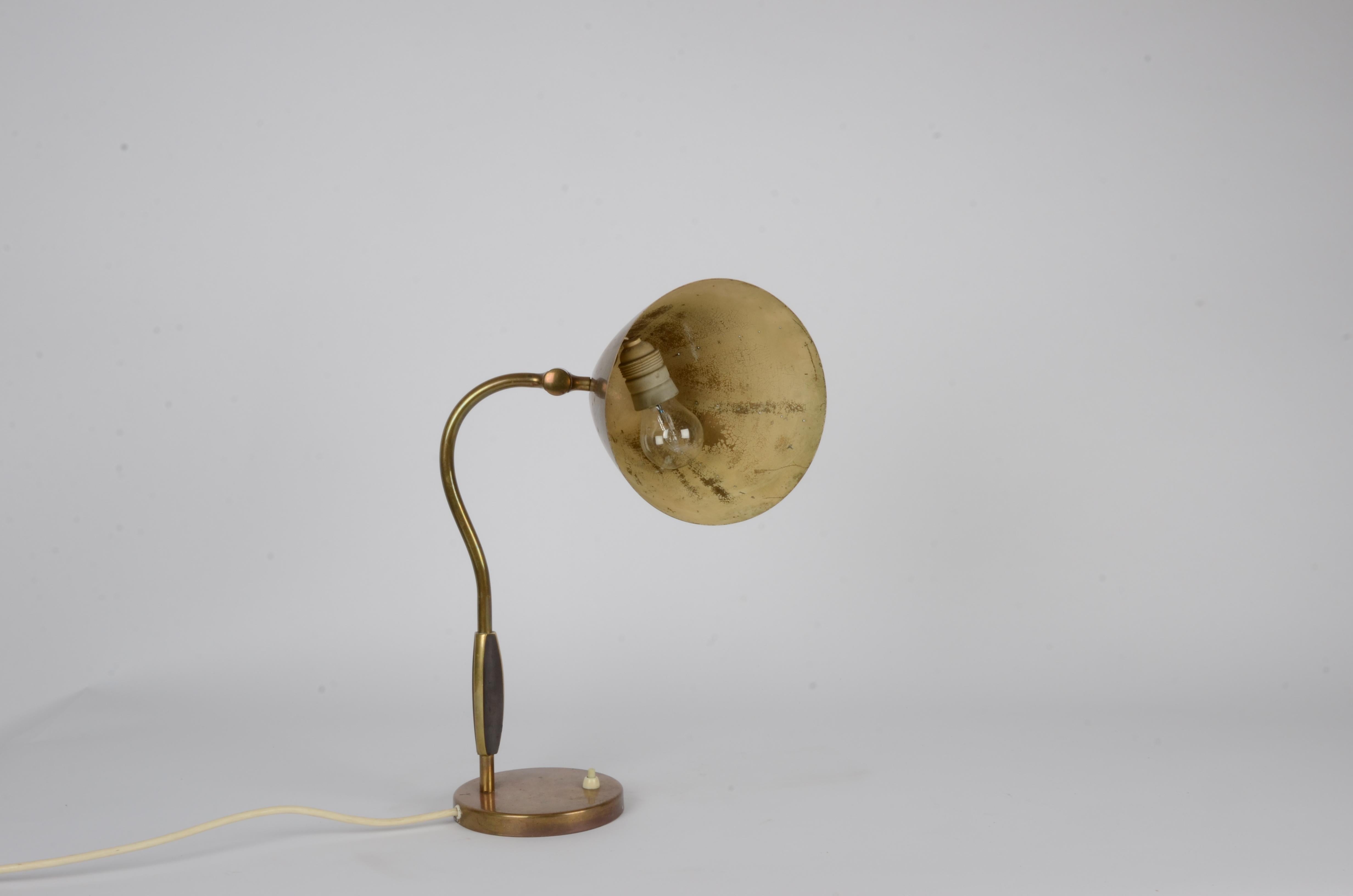 Mid-Century Modern Table Lamp, Atelje´Lyktan, Attributed Hans Bergström For Sale