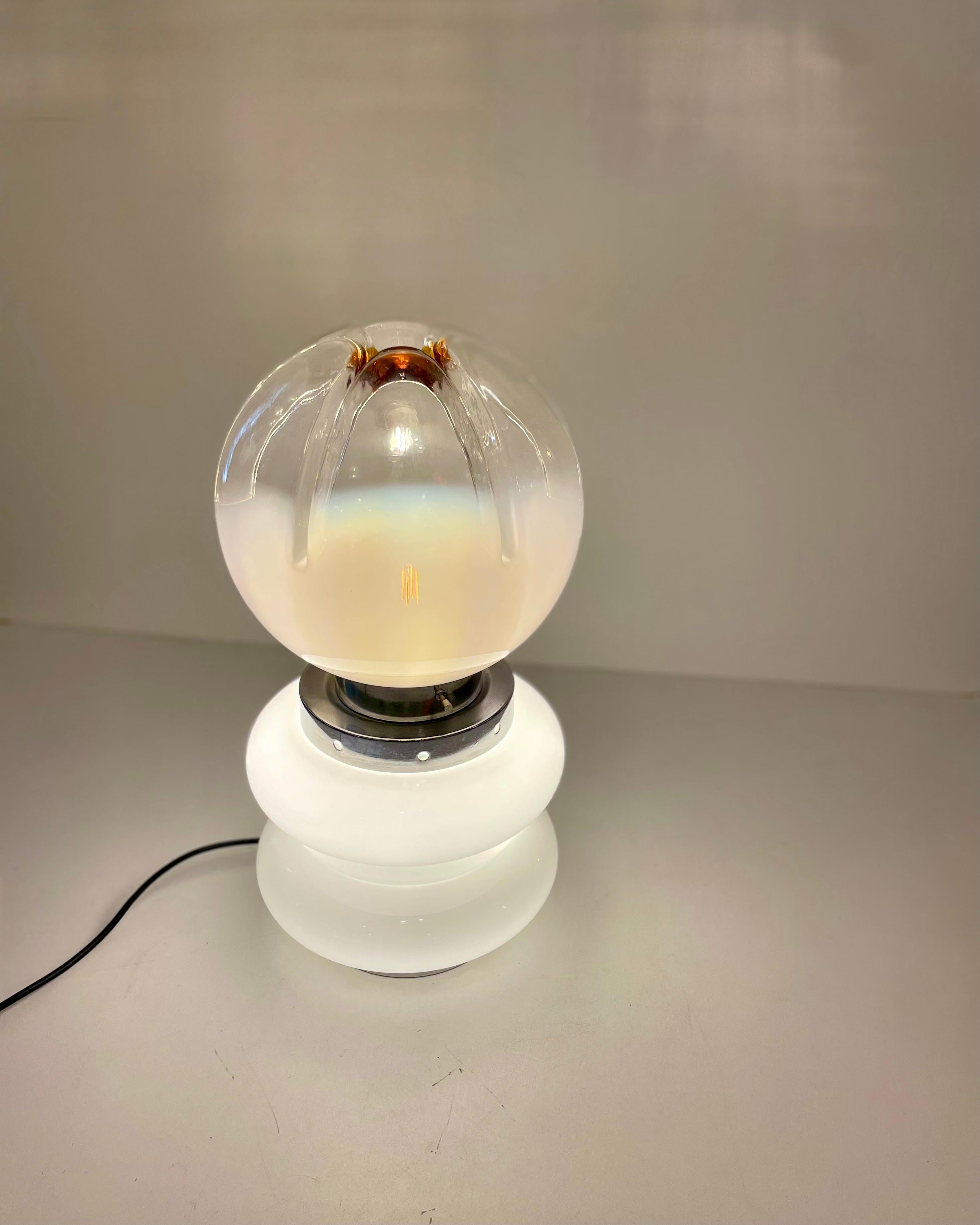 Space Age Table Lamp att. to C. Nason for Mazzega, 1970s For Sale