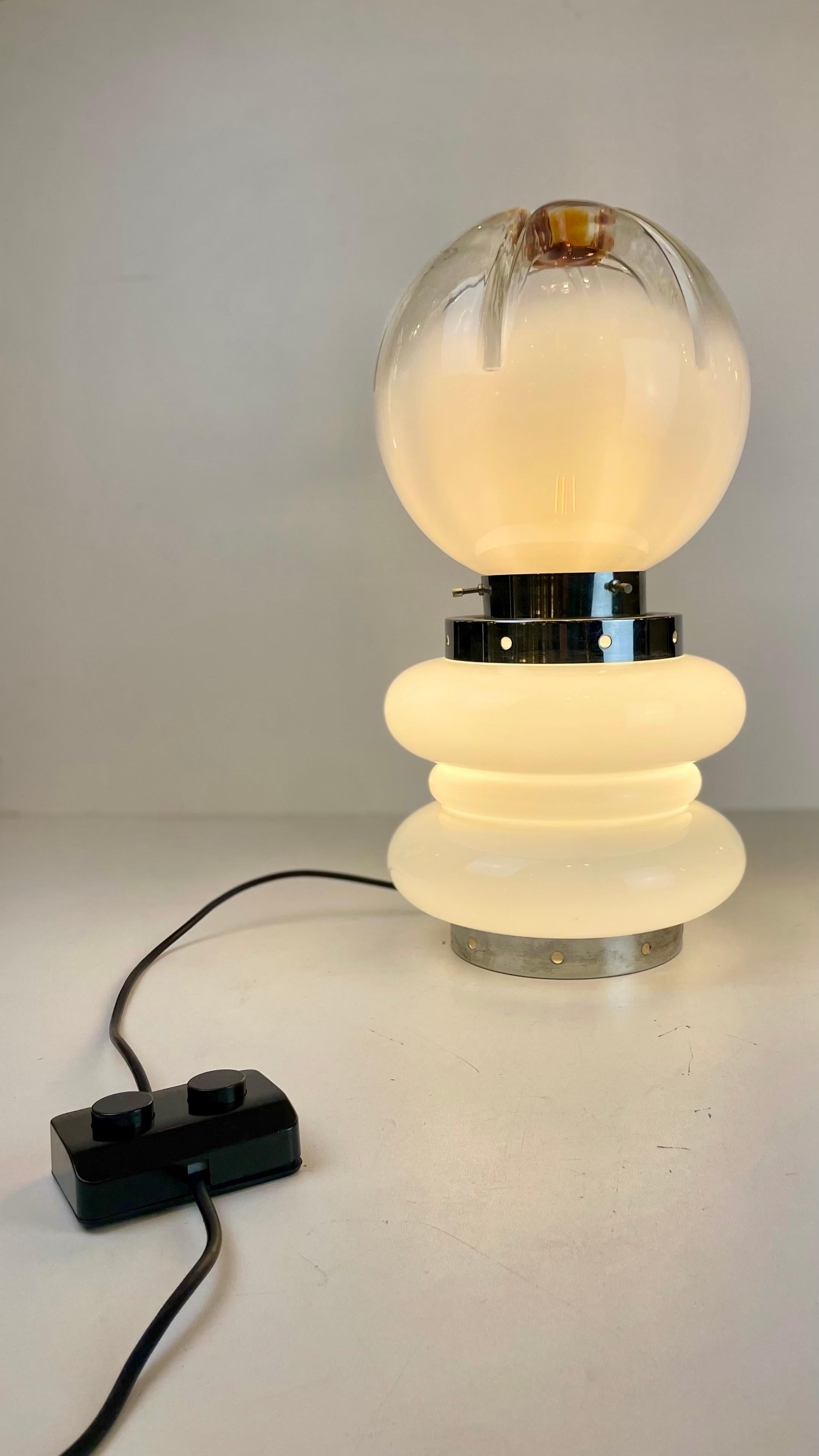 Late 20th Century Table Lamp att. to C. Nason for Mazzega, 1970s For Sale
