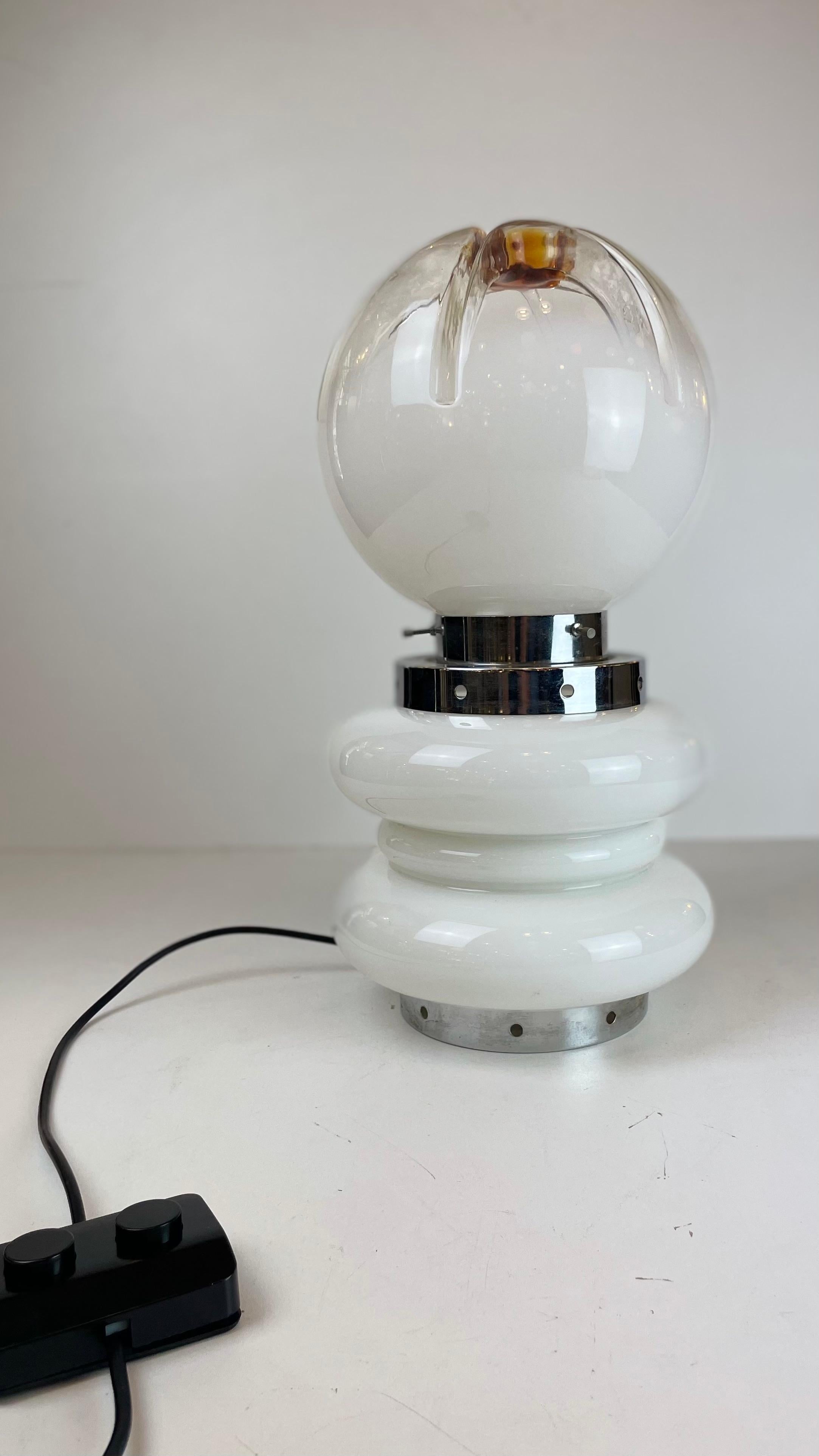 Table Lamp att. to C. Nason for Mazzega, 1970s For Sale 2