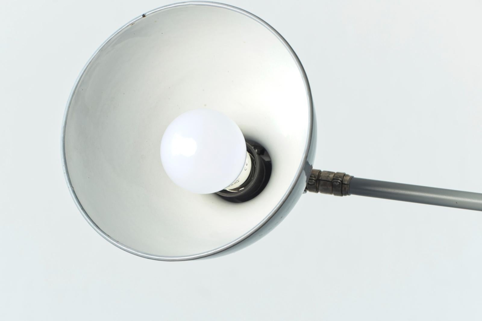 Table Lamp attr. to Bag Turgi in light grey, Switzerland - 1935 For Sale 1
