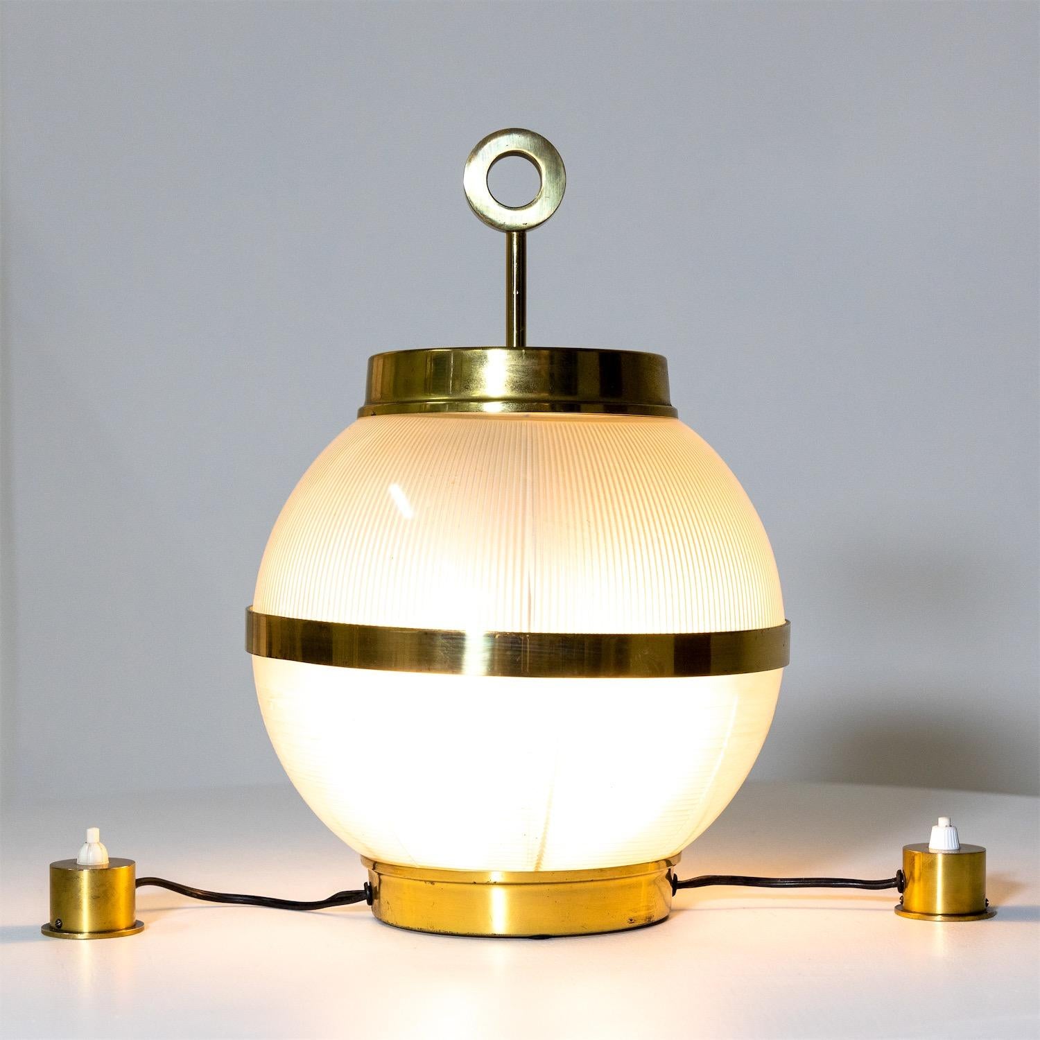 Brass Table Lamp, Attr. to Ignazio Gardella, Italy, 1950s For Sale
