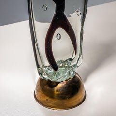 Table Lamp, attributed to Alfredo Barbini, Murano, Italy, Mid-20th Century