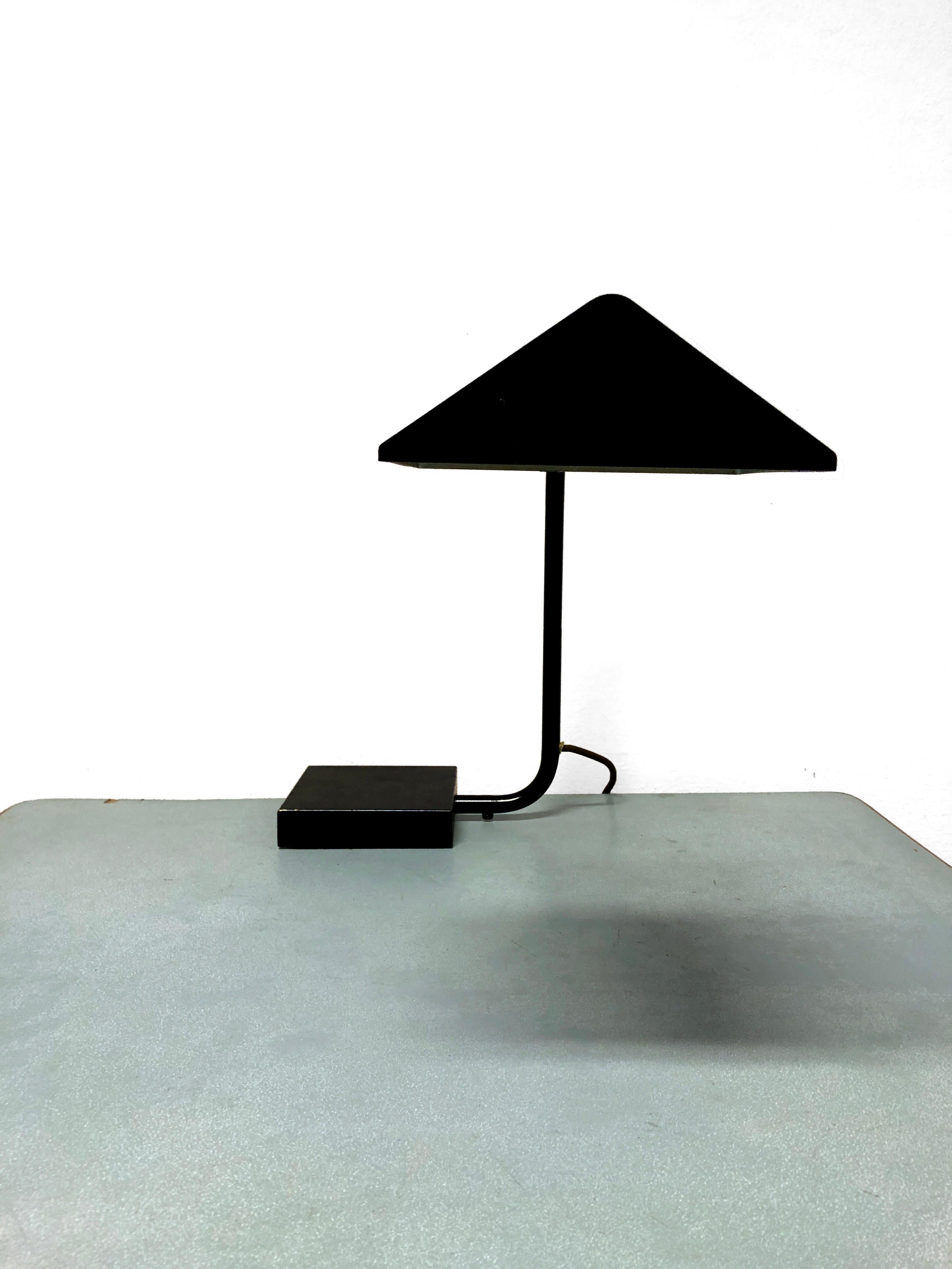 Lacquered Table Lamp Attributed to Koch & Lowy, 1970s For Sale