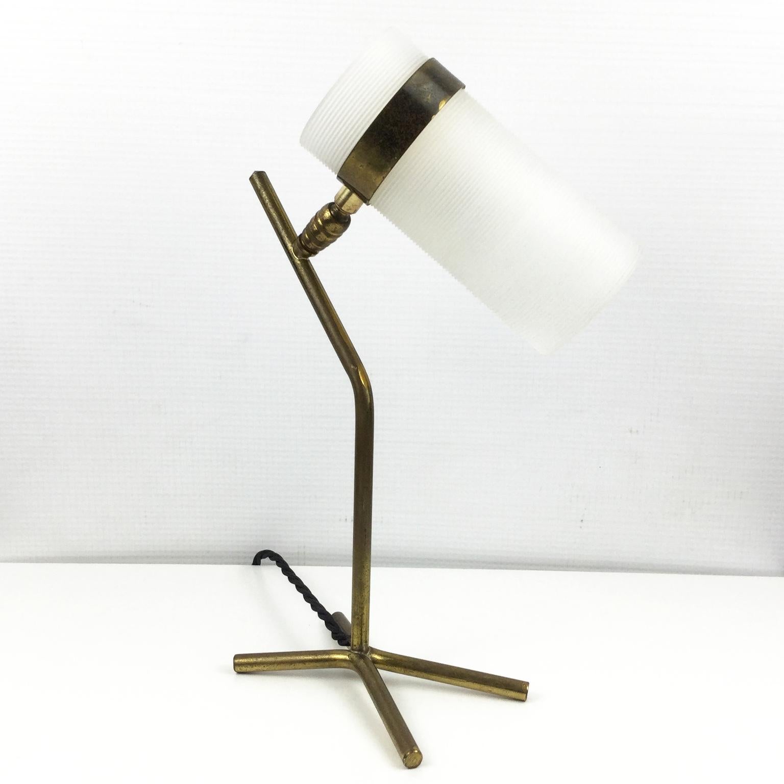 Mid-Century Modern Table Lamp Attributed to Pierre Guariche and Jean Boris Lacroix France 1950s For Sale