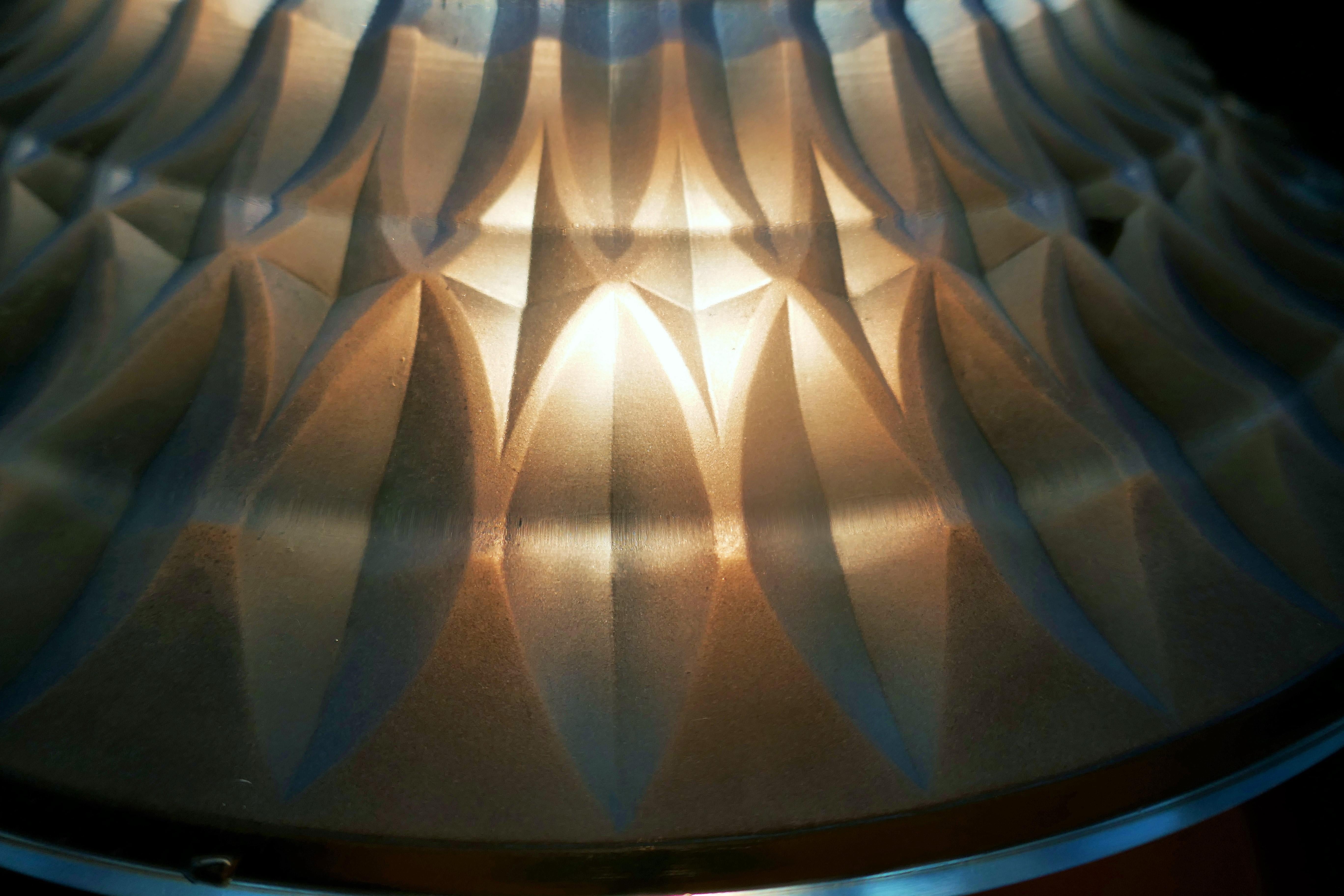 Tischlampe, Rene Lalique zugeschrieben im Angebot 8