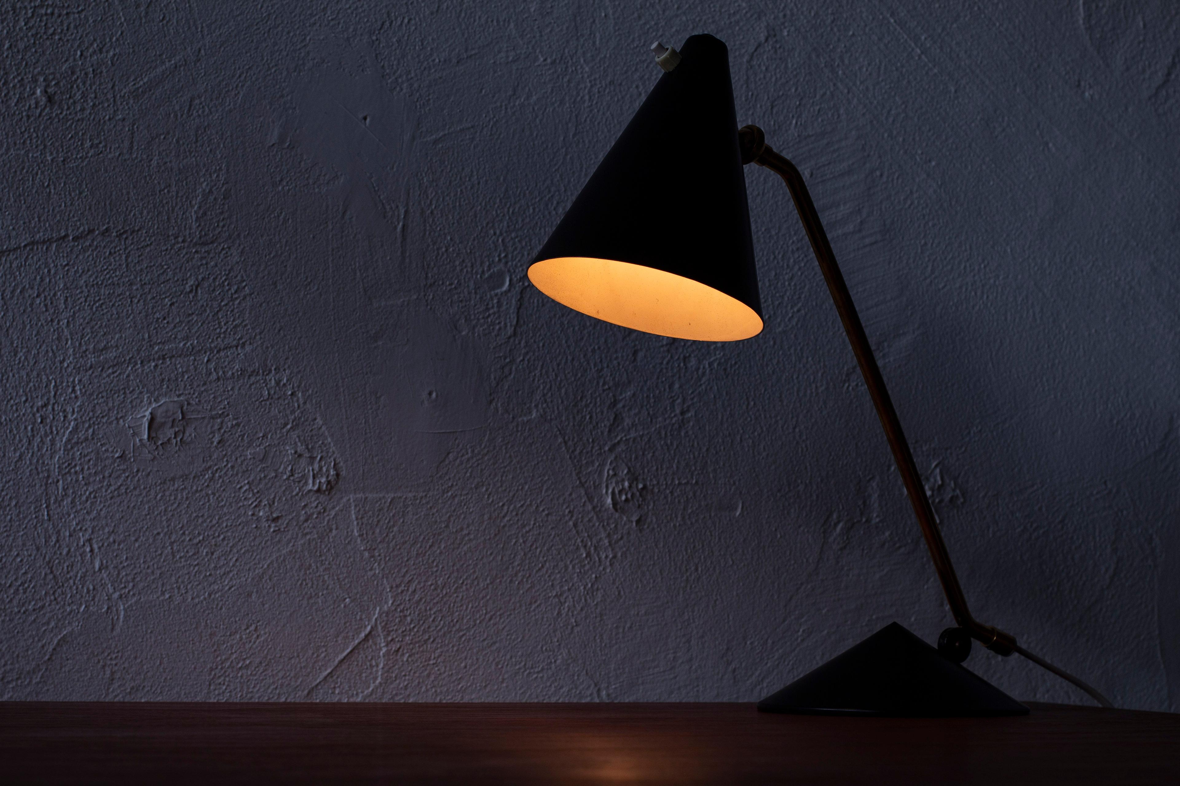 Lampe de table attribuée à Svend Aage Holm Srensen, Danemark, années 1950 en vente 1