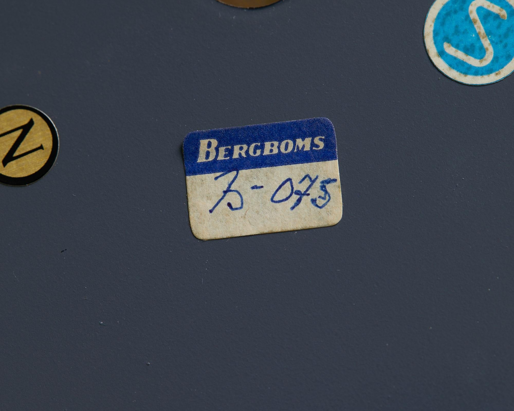 Milieu du XXe siècle Lampe de table B-075, anonyme, pour Bergboms Suède. 1960's. en vente