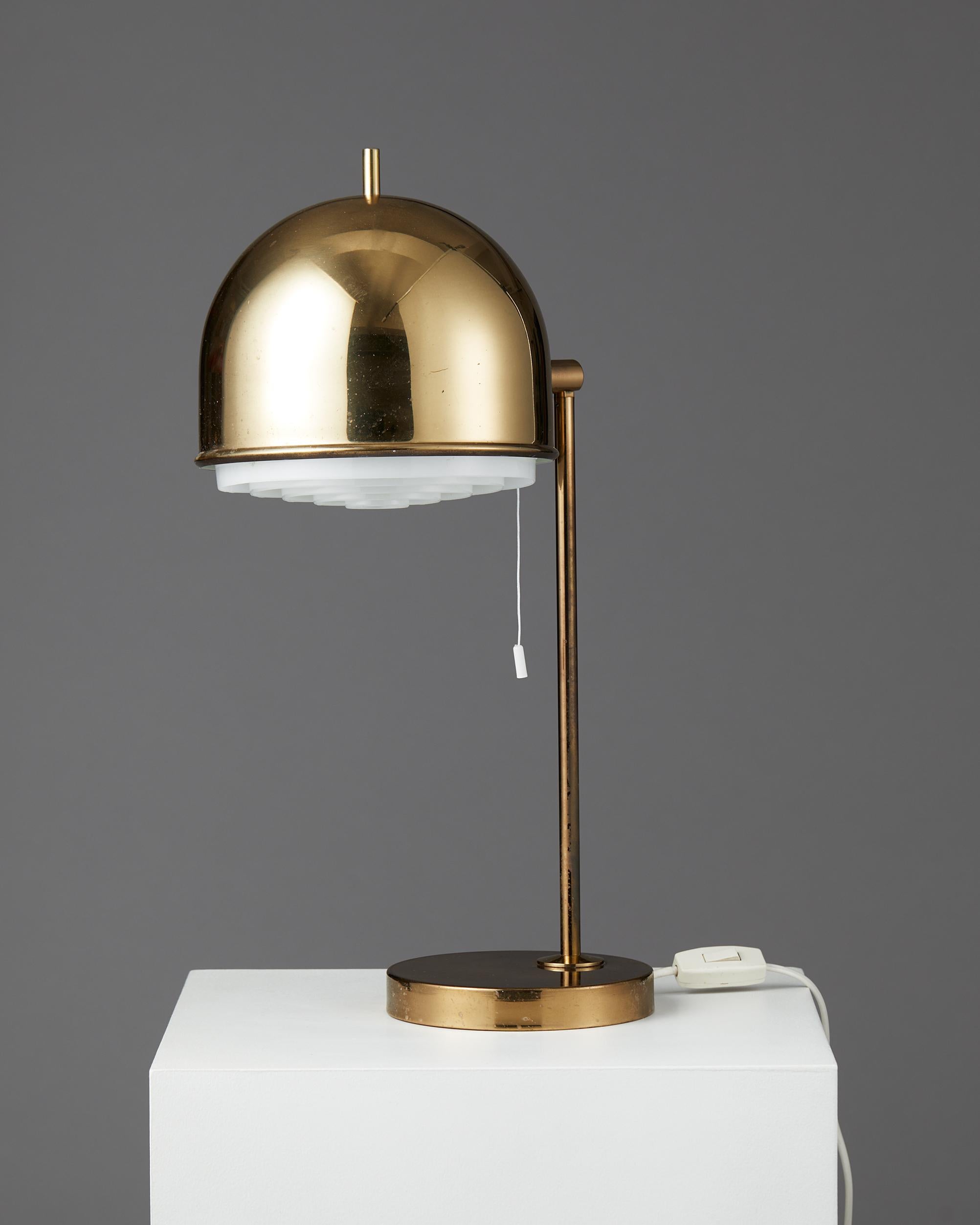 Swedish Table Lamp B-075 Designed by Eje Ahlgren for Bergboms, Sweden, 1960s