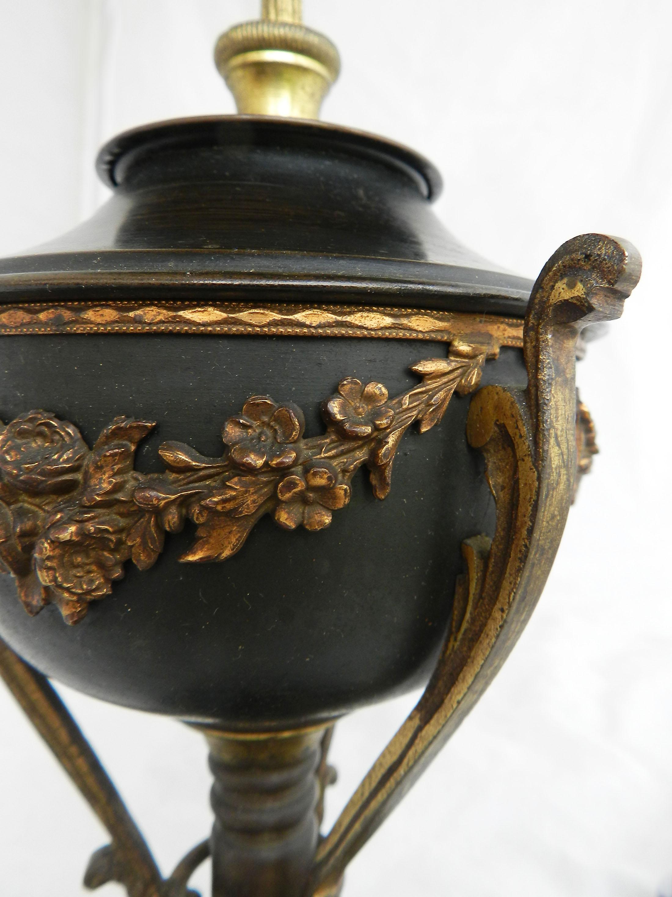 Table Lamp Belle Époque French Cabuchons Bohemian, circa 1890 In Good Condition In Mimizan, FR