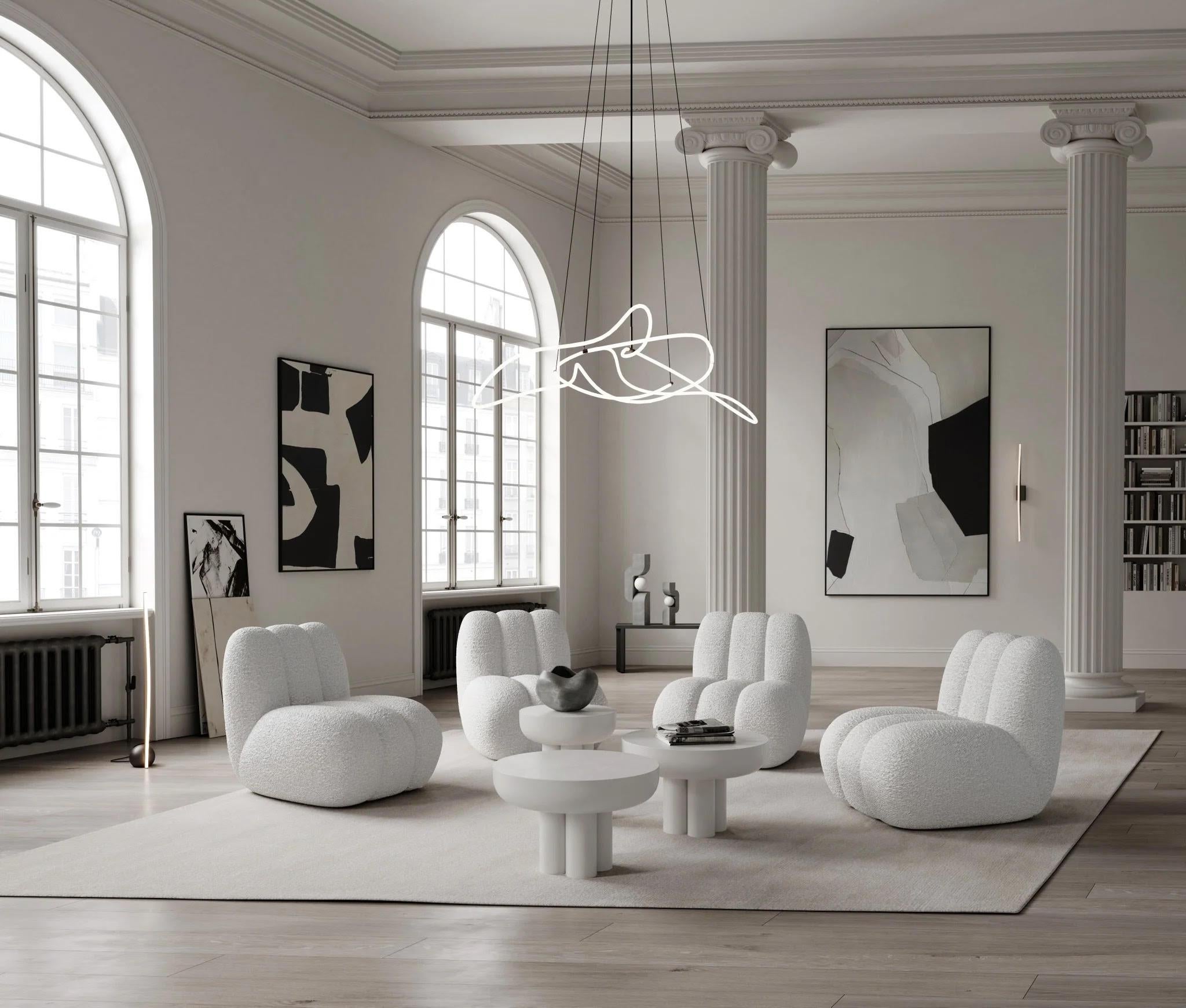 Tischleuchte, Großes Modell - Dunkelgrau, Keramik, Contemporary Work. im Angebot 4