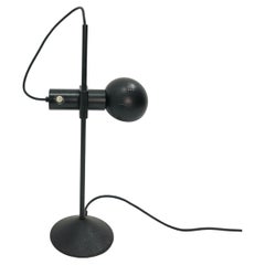 Table Lamp Black Barbieri & Marianelli Mid-Century Modern Design Italy 1960/70s