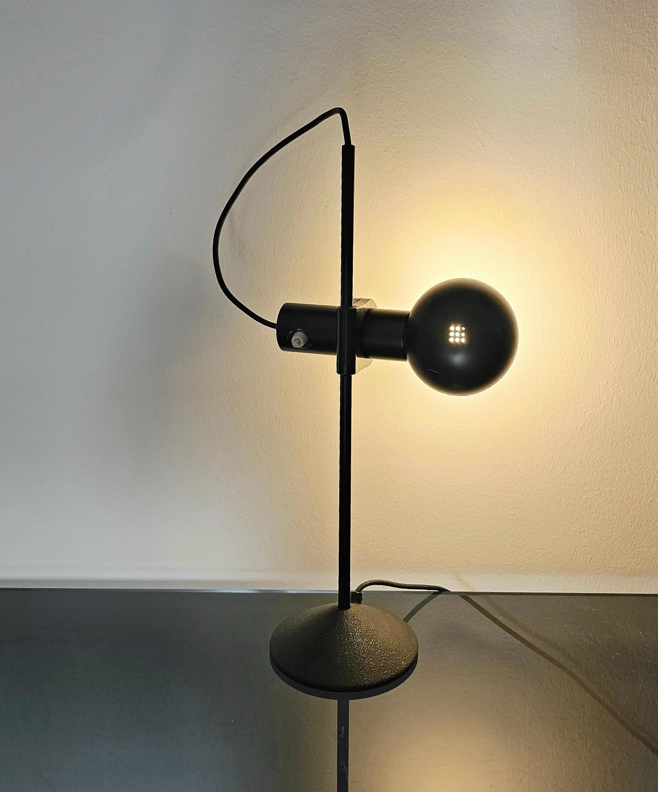 Lampada da tavolo Black di Barbieri & Marianelli Mid-century Design Italia 1960 in vendita 3