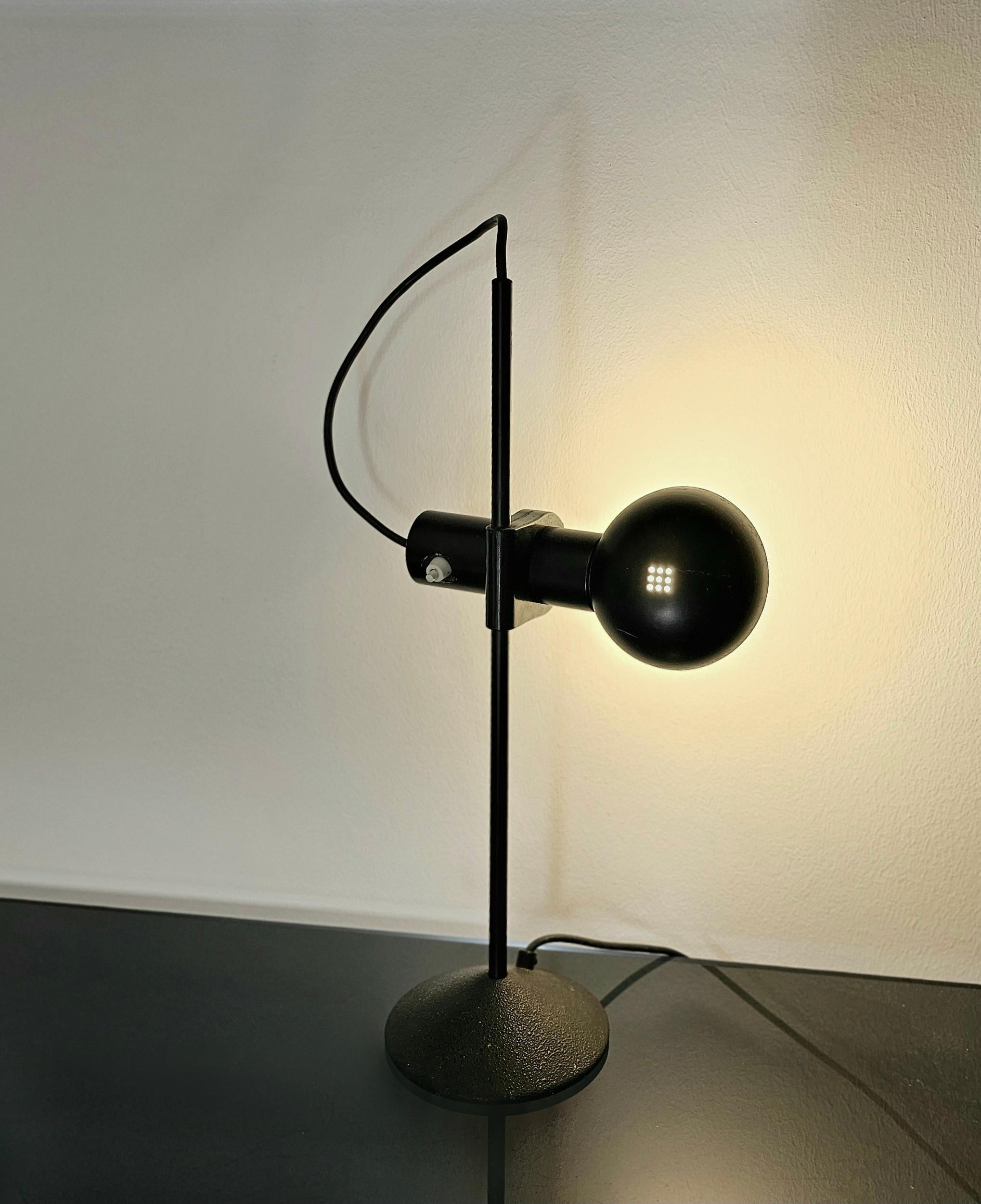 Lampada da tavolo Black di Barbieri & Marianelli Mid-century Design Italia 1960 in vendita 1