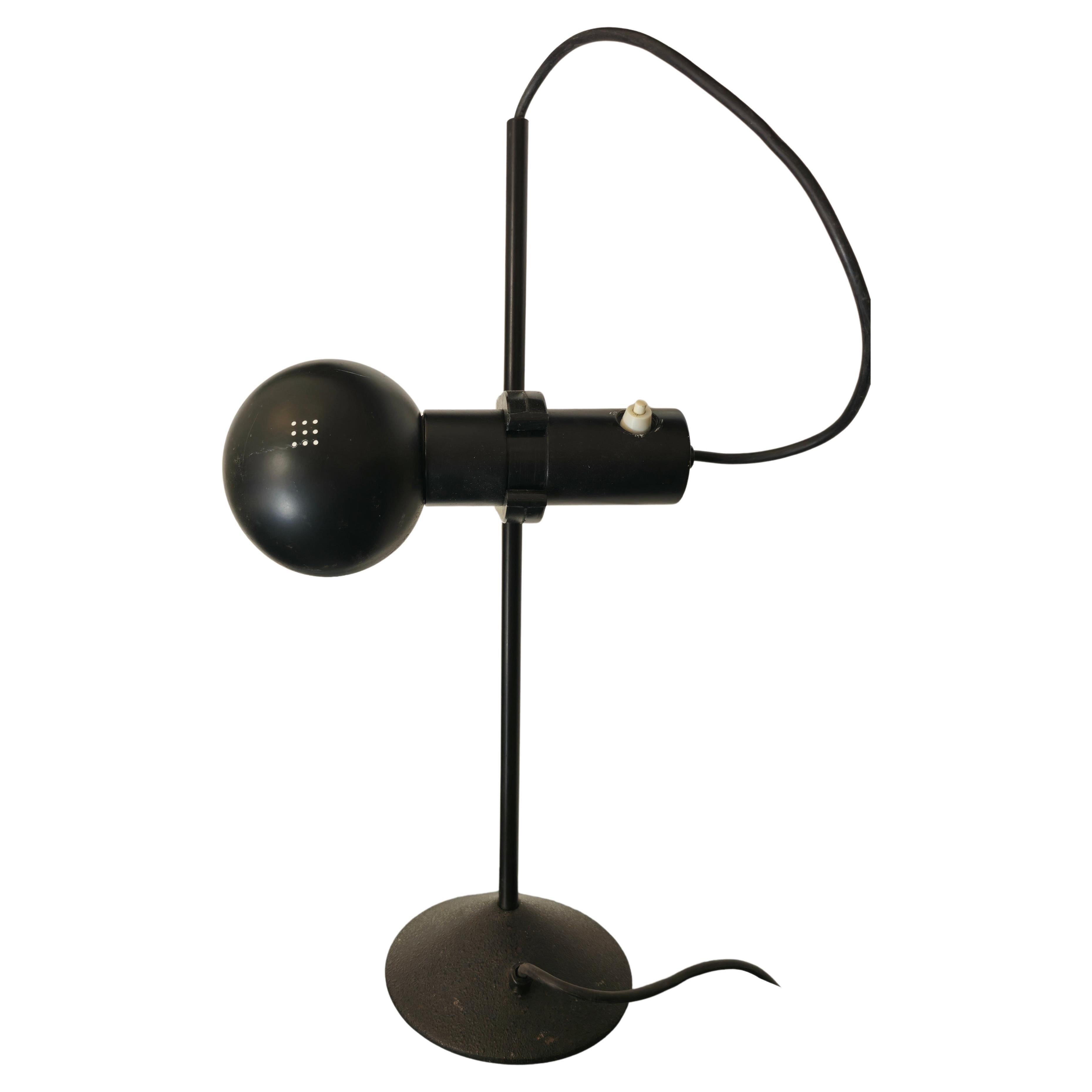 Lampada da tavolo Black di Barbieri & Marianelli Mid-century Design Italia 1960 in vendita