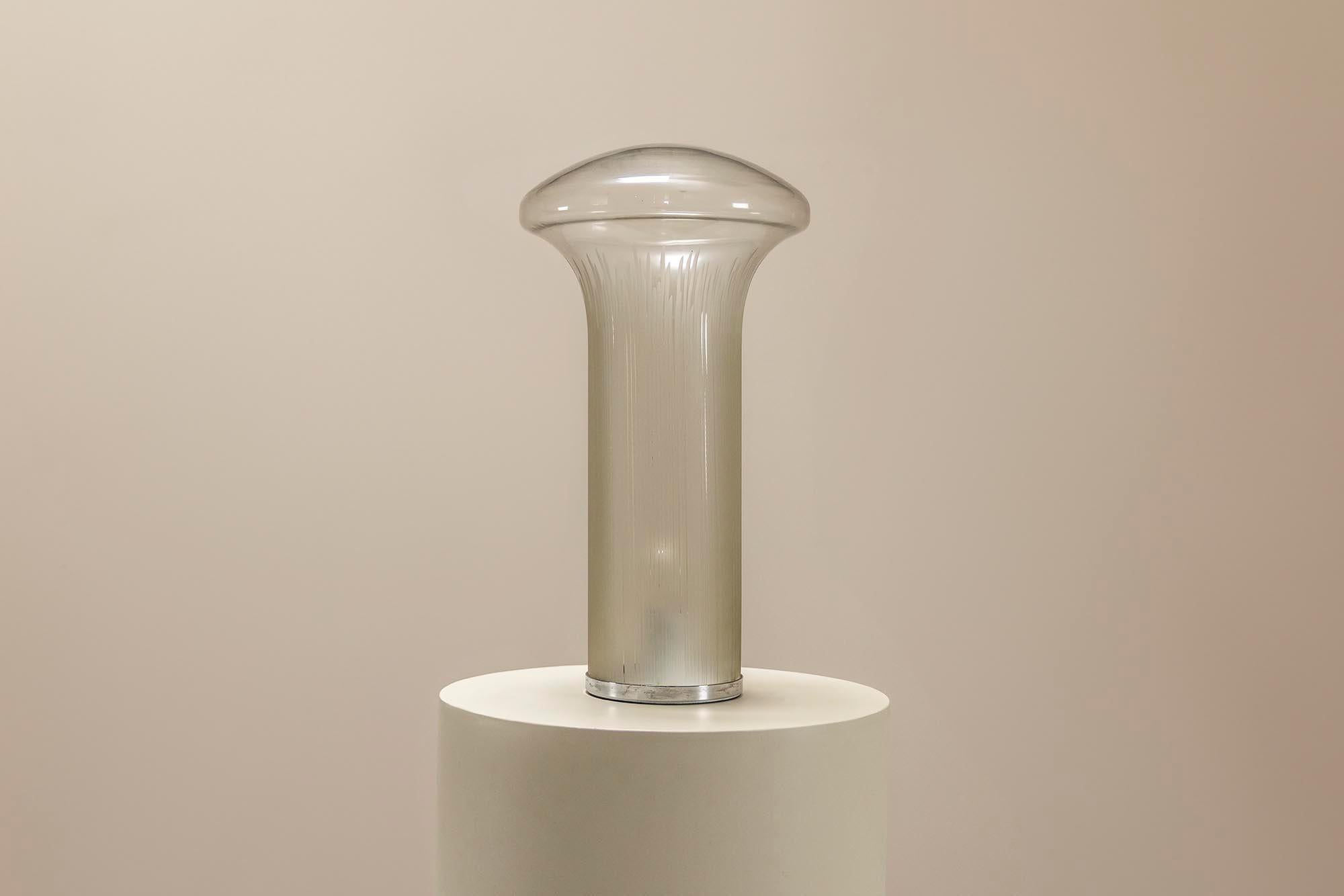 Mid-Century moderno Lampada da tavolo 'Boletus' di Mario Ticco per Venini, Italia anni '70 in vendita