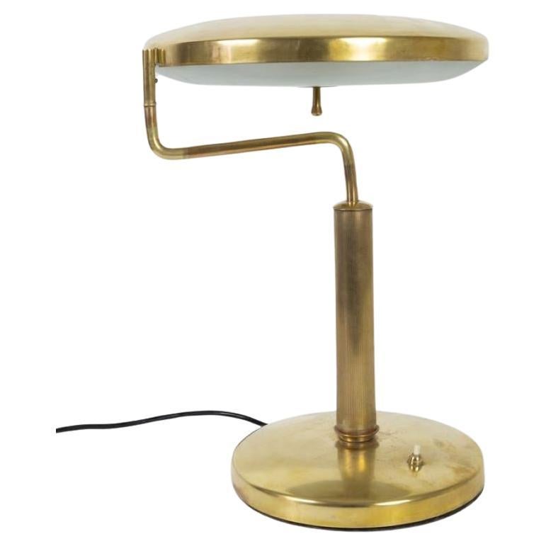 Table lamp brass "Pietro Chiesa" for "Fontana Arte" 1950s For Sale