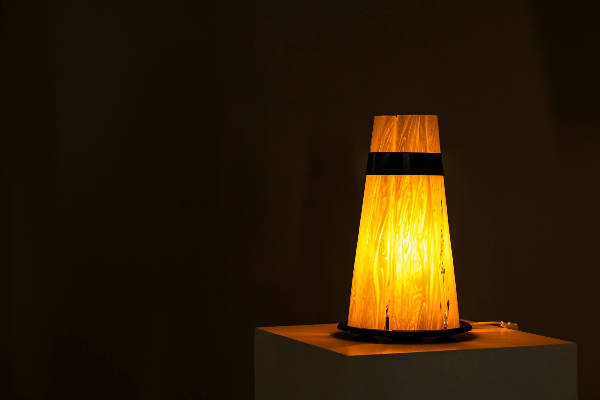 Mid-Century Modern Table Lamp “Bricola” In Murano By Federica Marangoni For ITRE, Italy 1975
