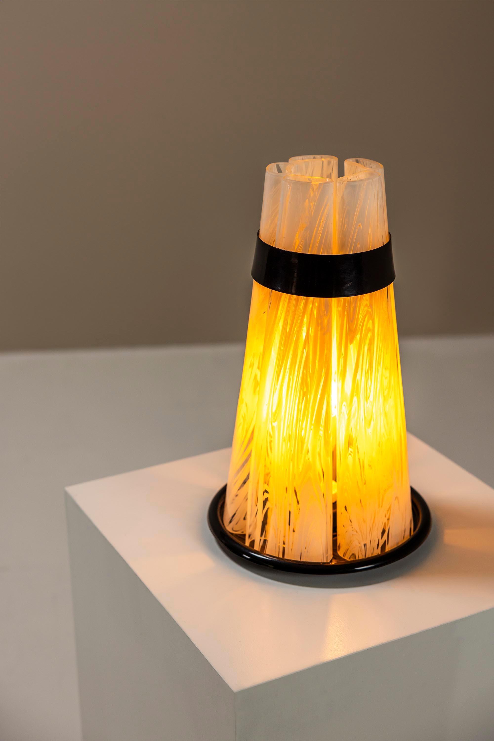 Late 20th Century Table Lamp “Bricola” In Murano By Federica Marangoni For ITRE, Italy 1975