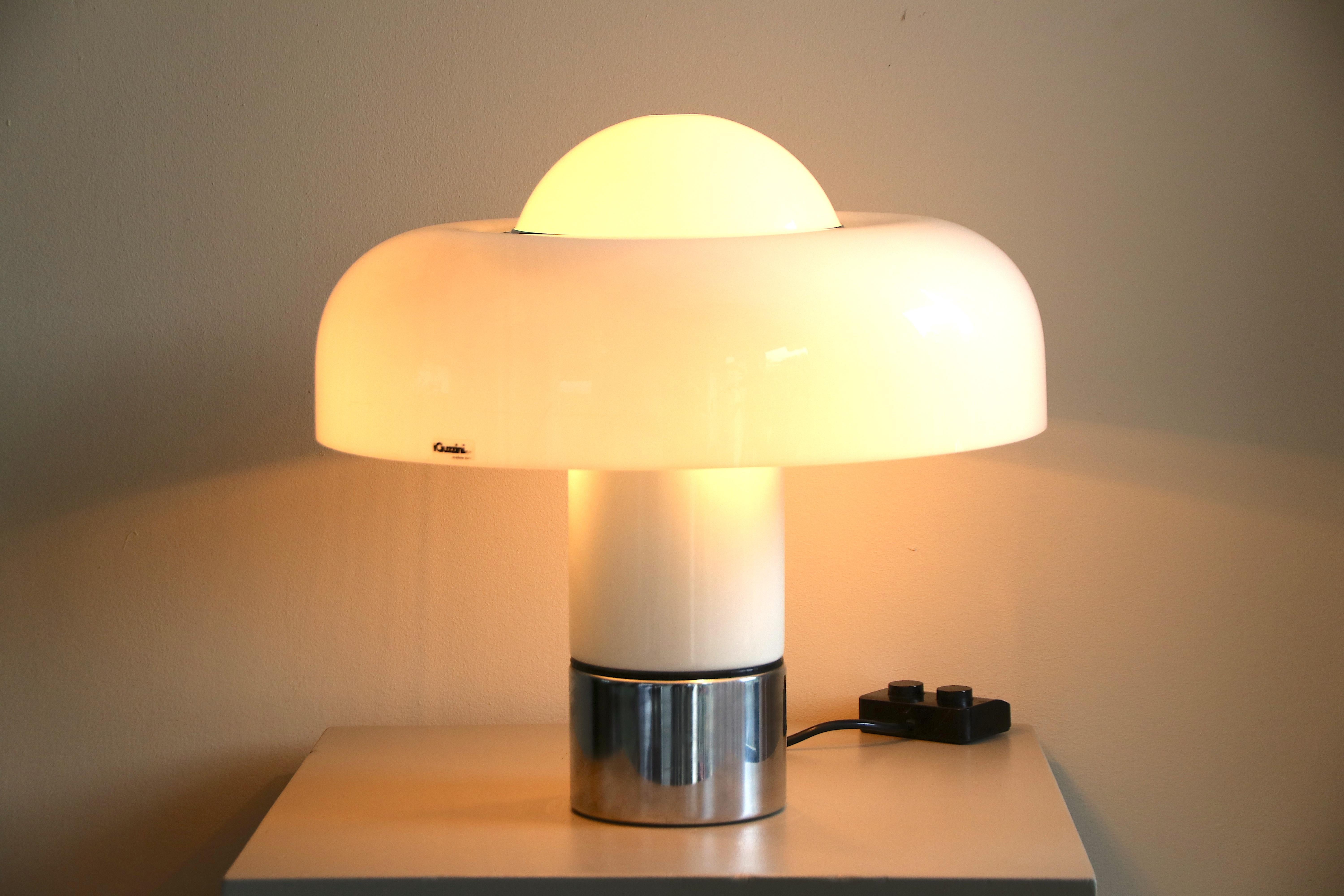 Late 20th Century Table Lamp Brumbury by Luigi Massoni for Guzzini / Iguzzini, 2 available