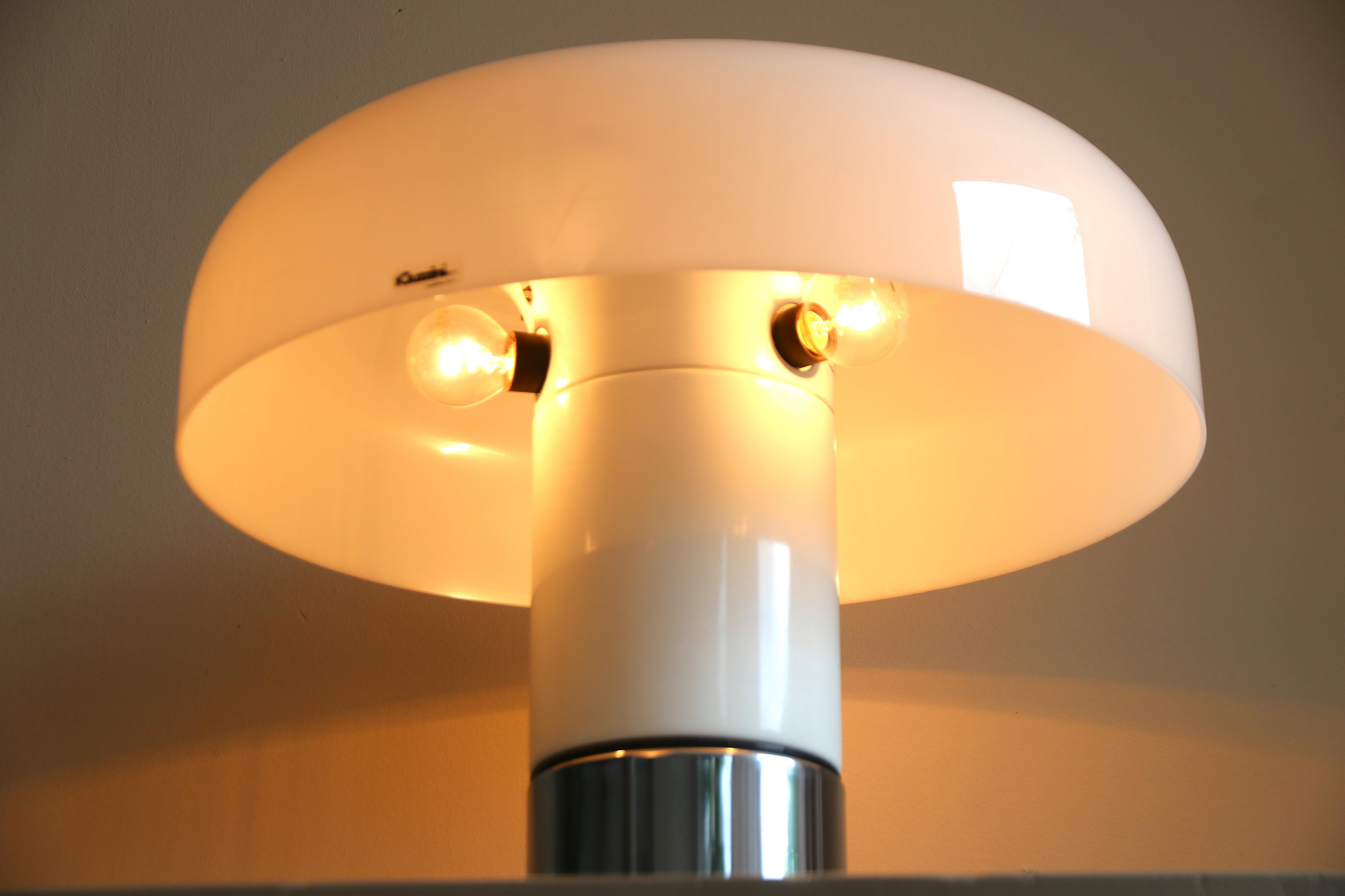 Lacquered Table Lamp Brumbury by Luigi Massoni for Guzzini / Iguzzini, 2 available