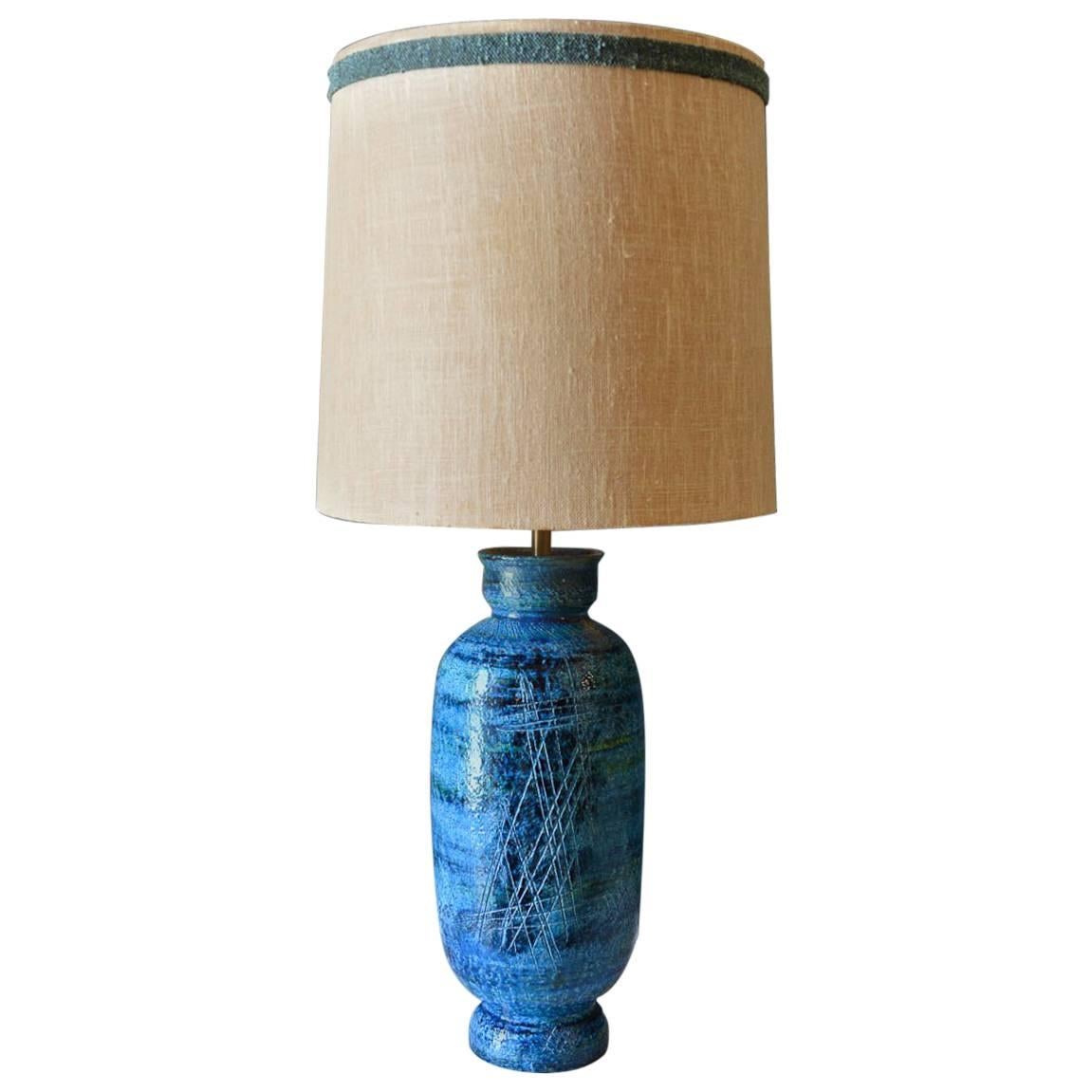 Table Lamp by Aldo Londi for Bitossi, Italy, circa 1965
