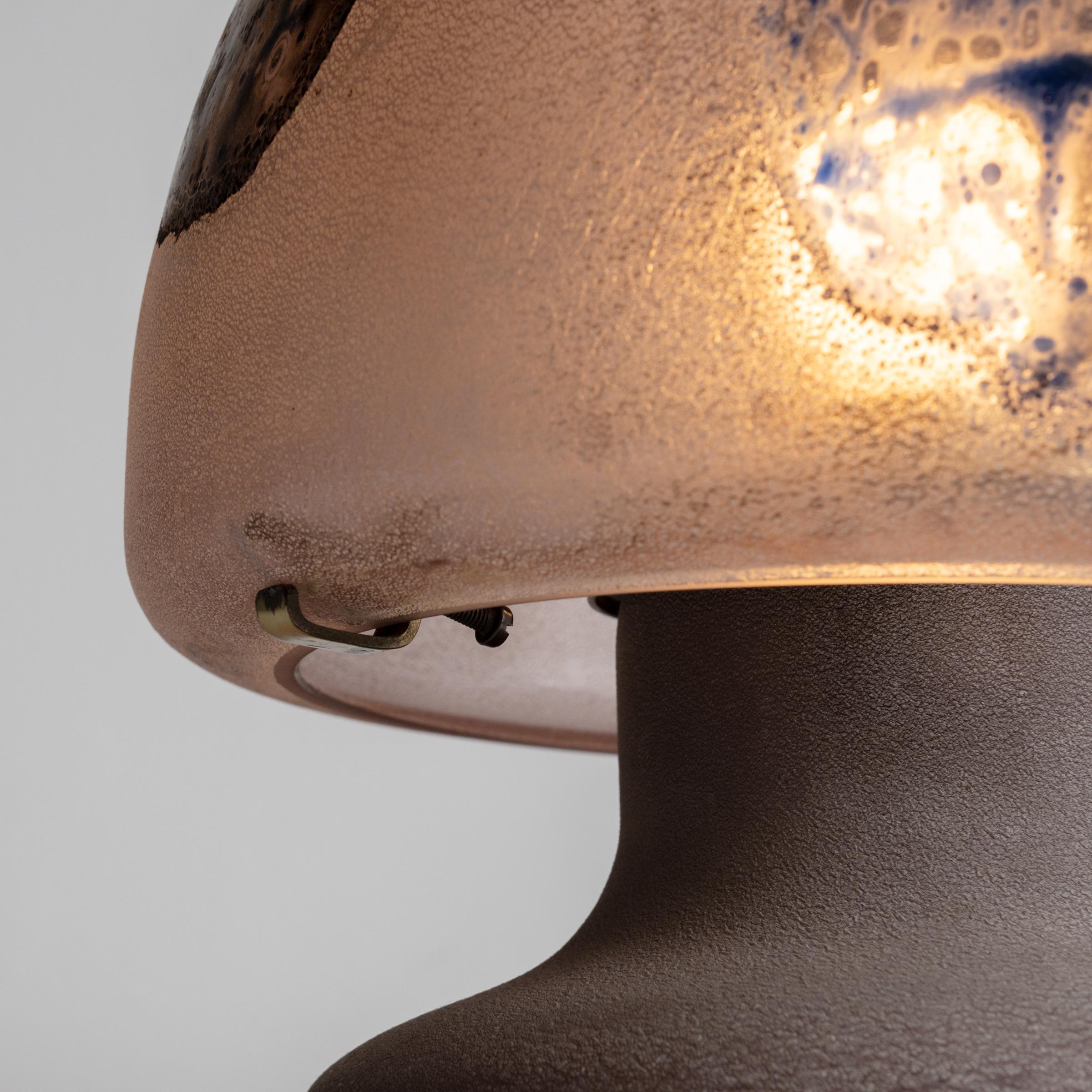 Glass Table Lamp by Alfredo Barbini