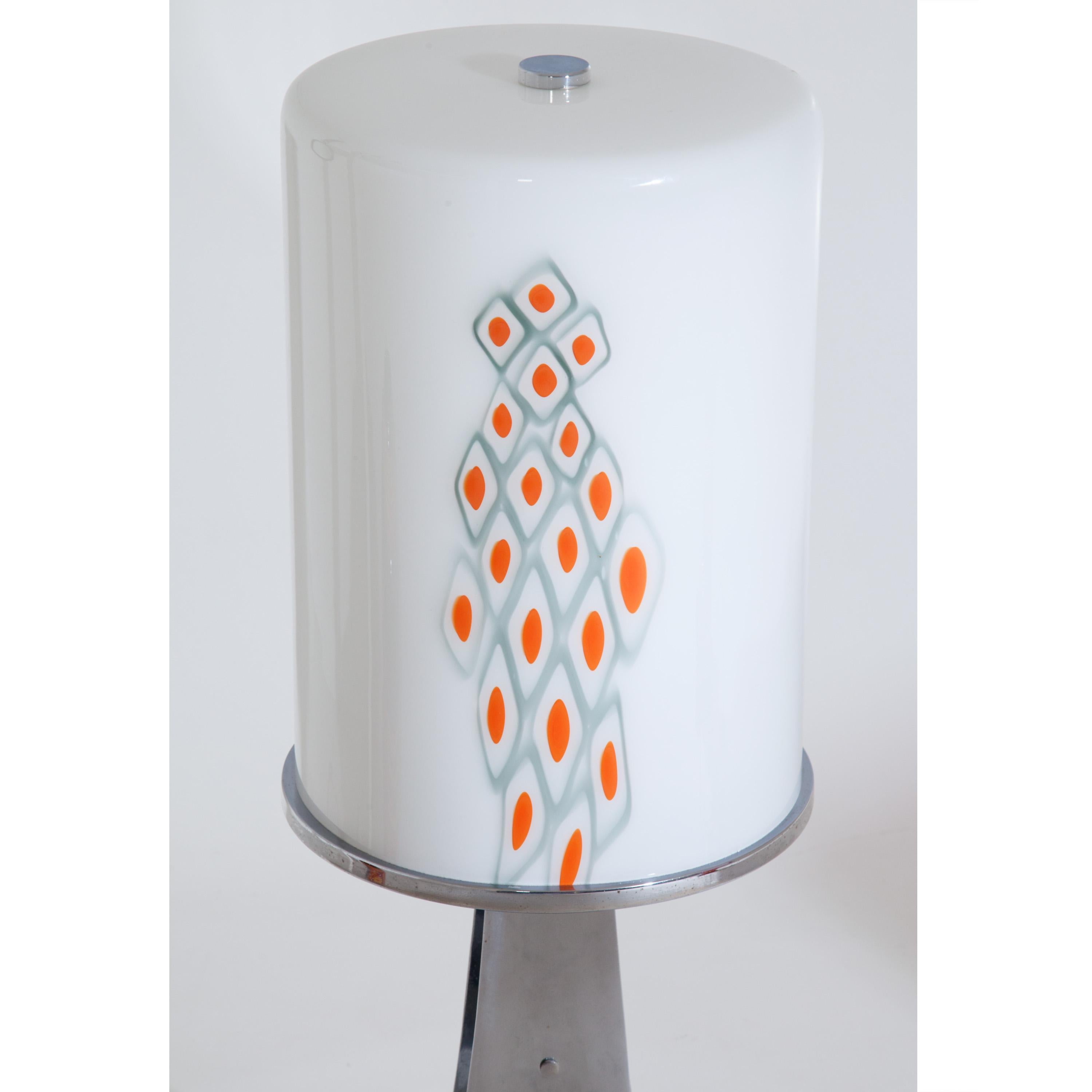 Table Lamp by Alfredo Barbini, Italy, 1960s In Good Condition For Sale In Greding, DE