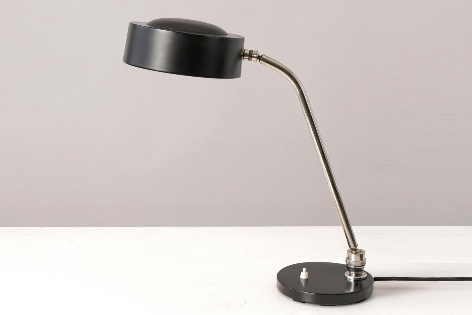 Mid-Century Modern Table Lamp by André Mounique and Alain Jujeau for Jumo, France - 1965 For Sale
