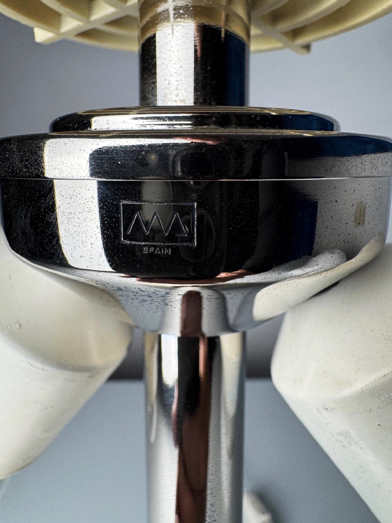 Fin du 20e siècle Lampe de table par André Ricard pour Metalarte, 1971 Spain en vente