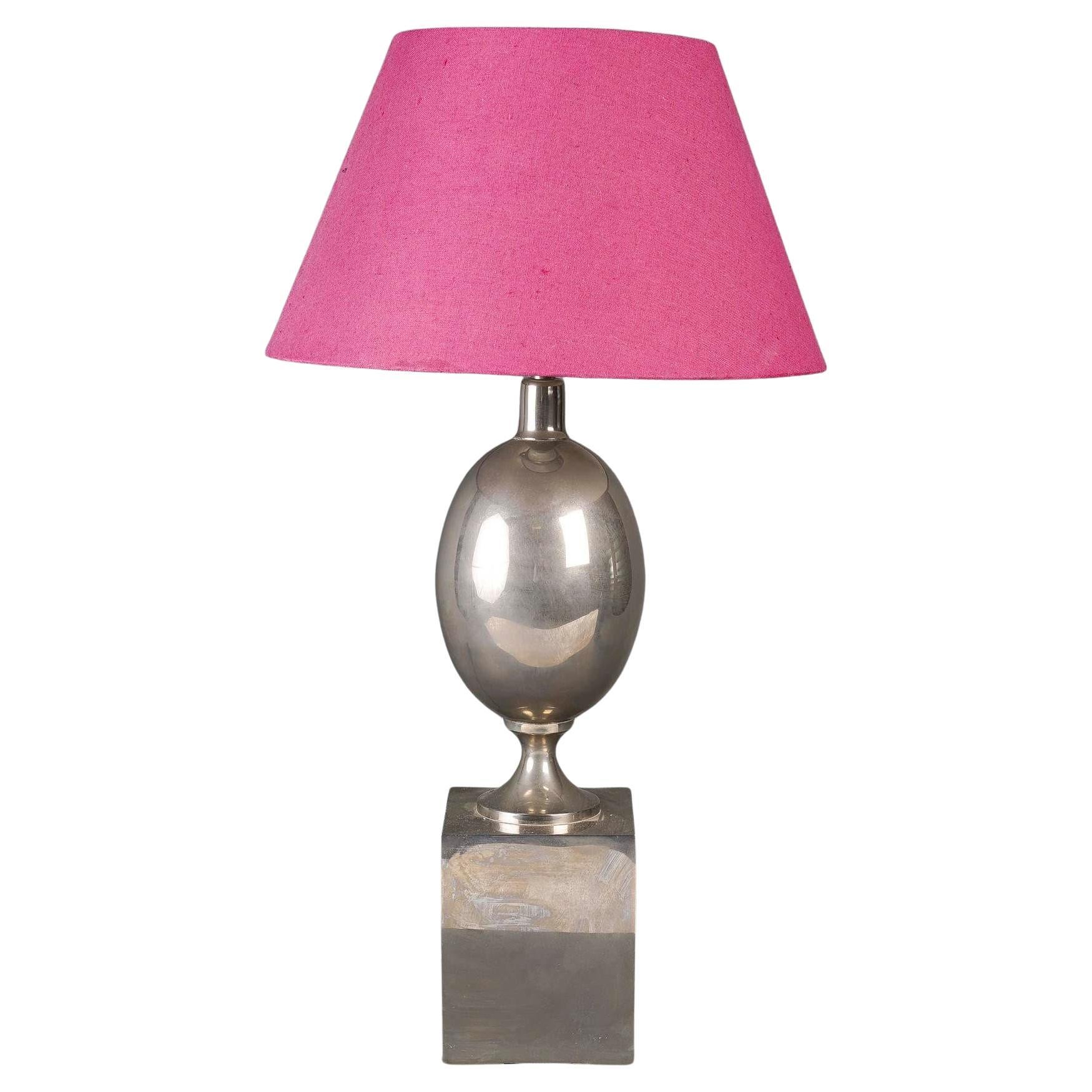 Table Lamp by Artist Philippe Barbier, 20th Century. For Sale