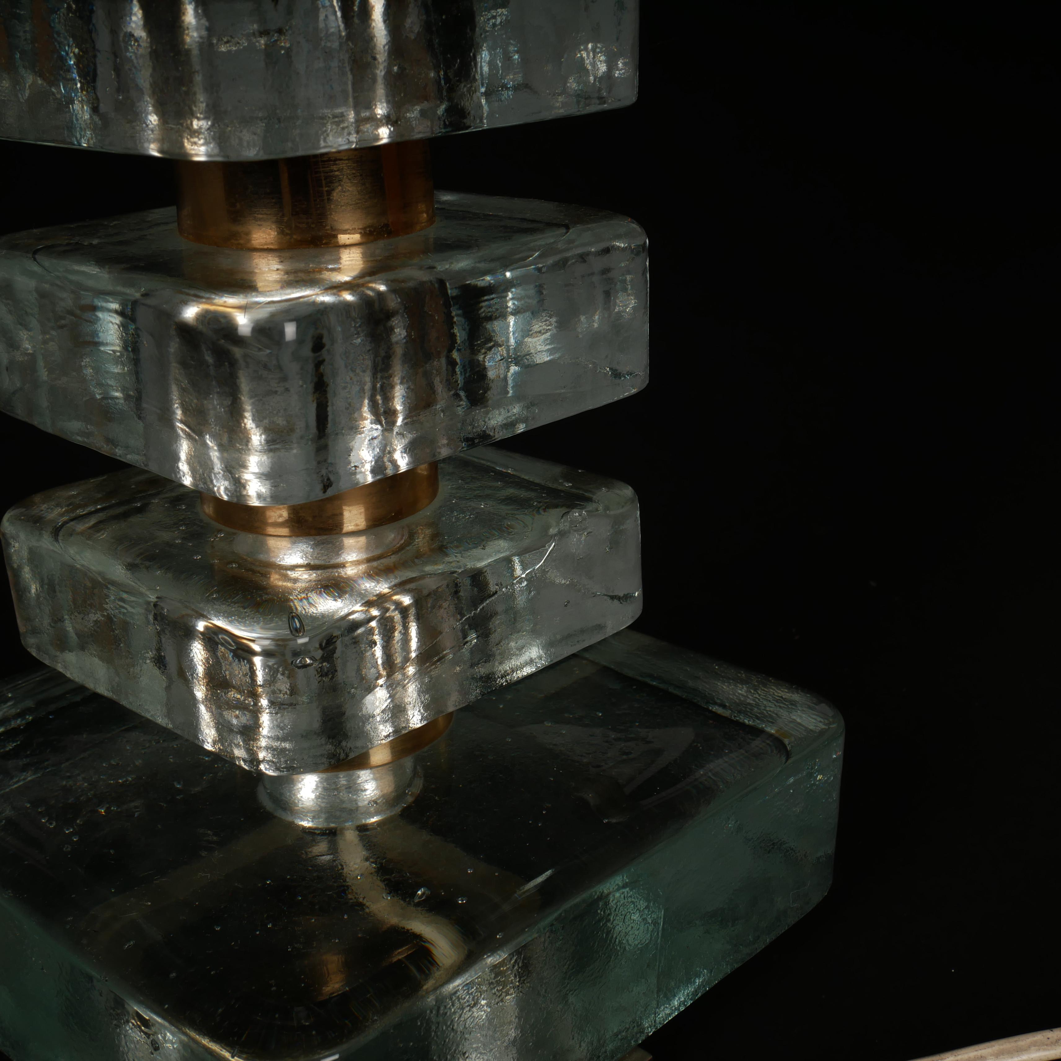 Brass Table Lamp by Bakalowits & Söhne For Sale