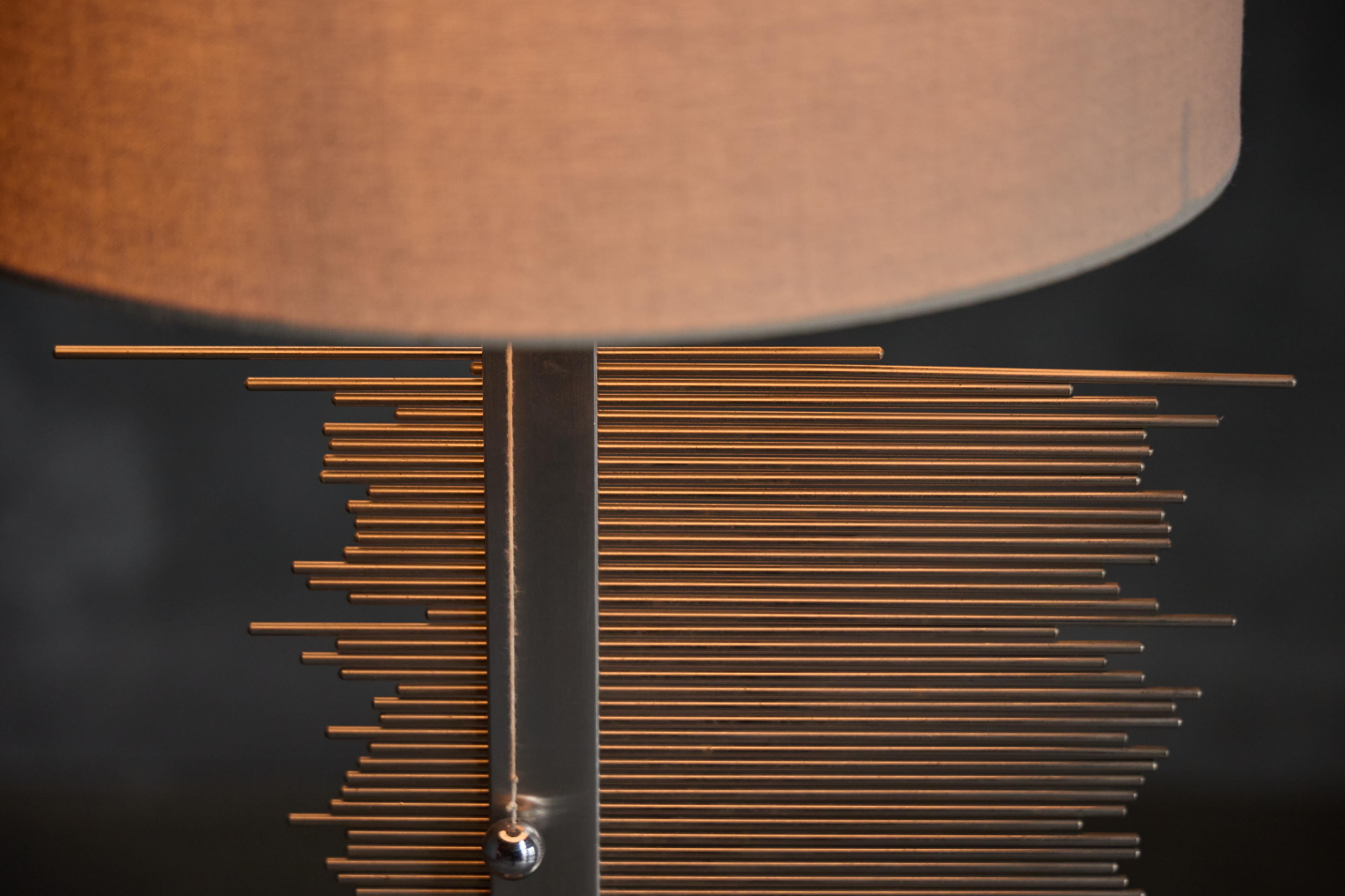 Chrome Table Lamp by Banci Firenze, Italy, 1970s For Sale