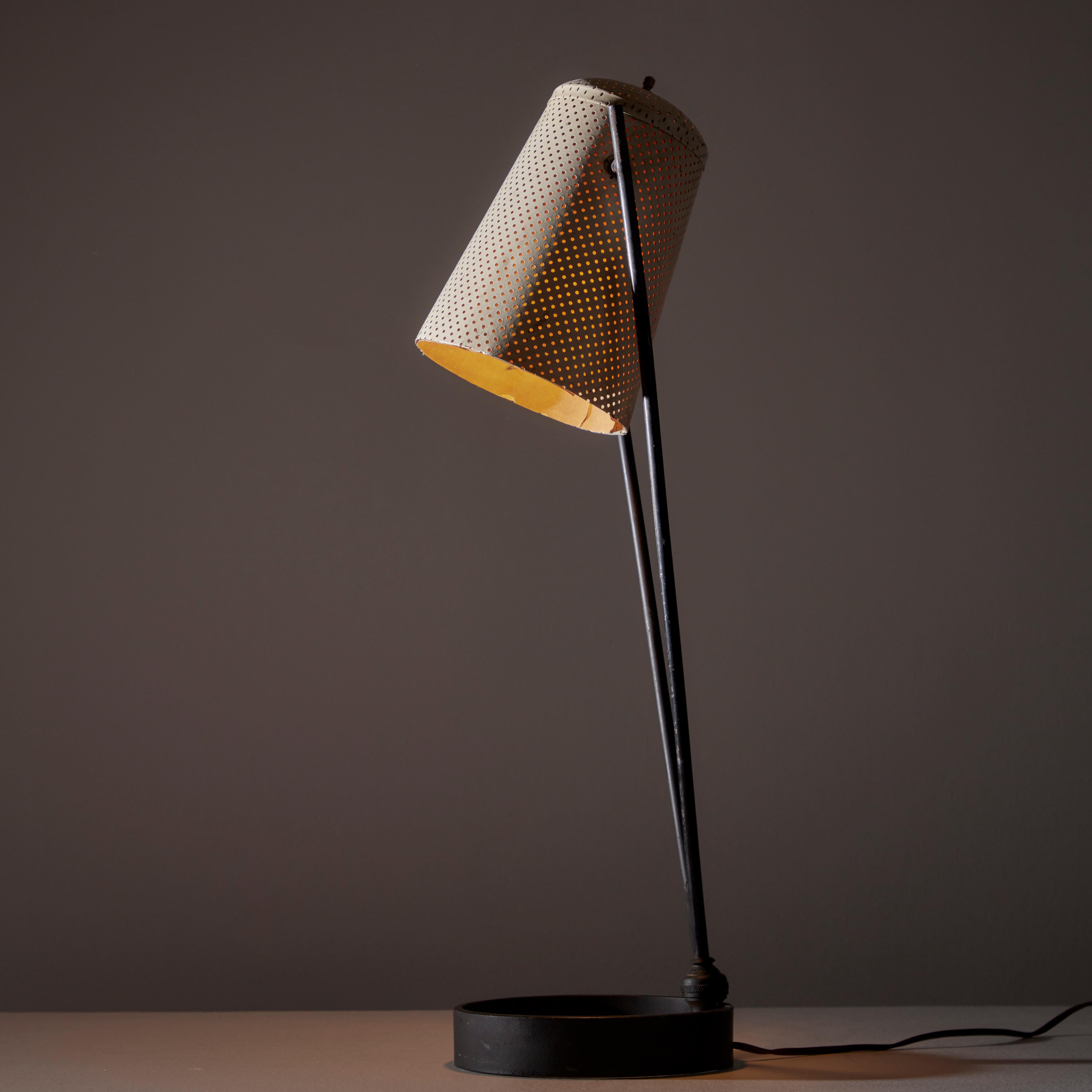 Iron Table Lamp by Ben Seibel for Raymor For Sale