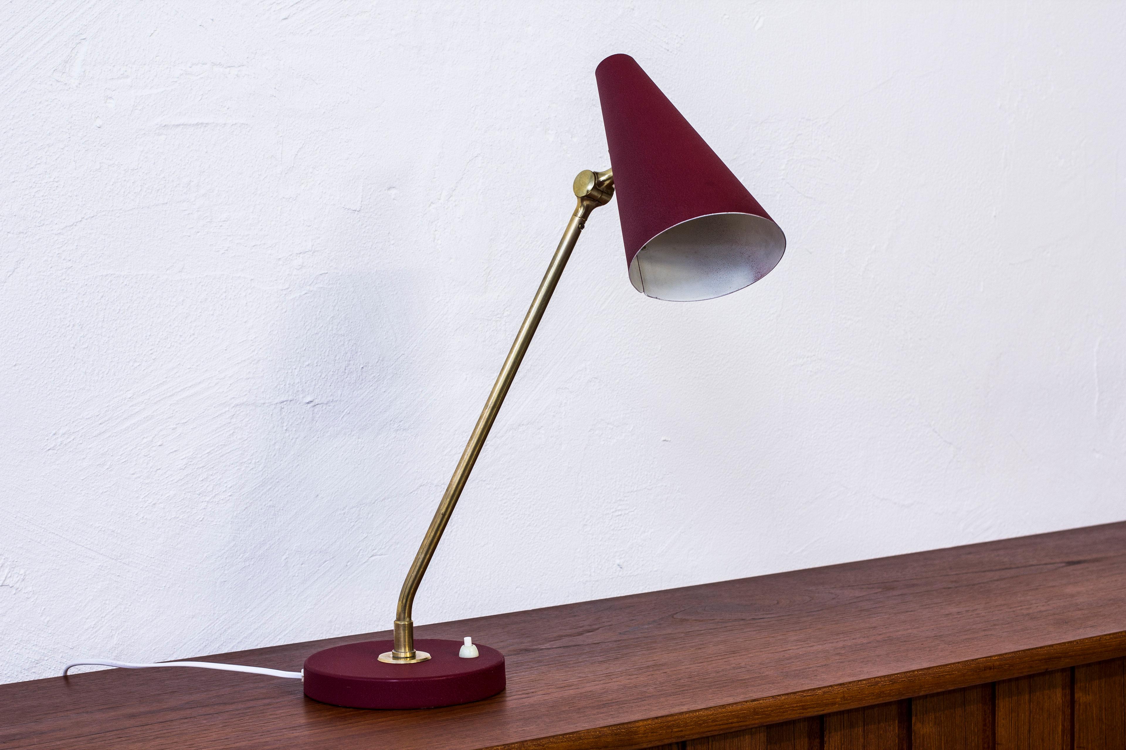 Table Lamp by Bertil Brisborg for Nordiska Kompaniet, Sweden, 1950s In Good Condition In Hägersten, SE