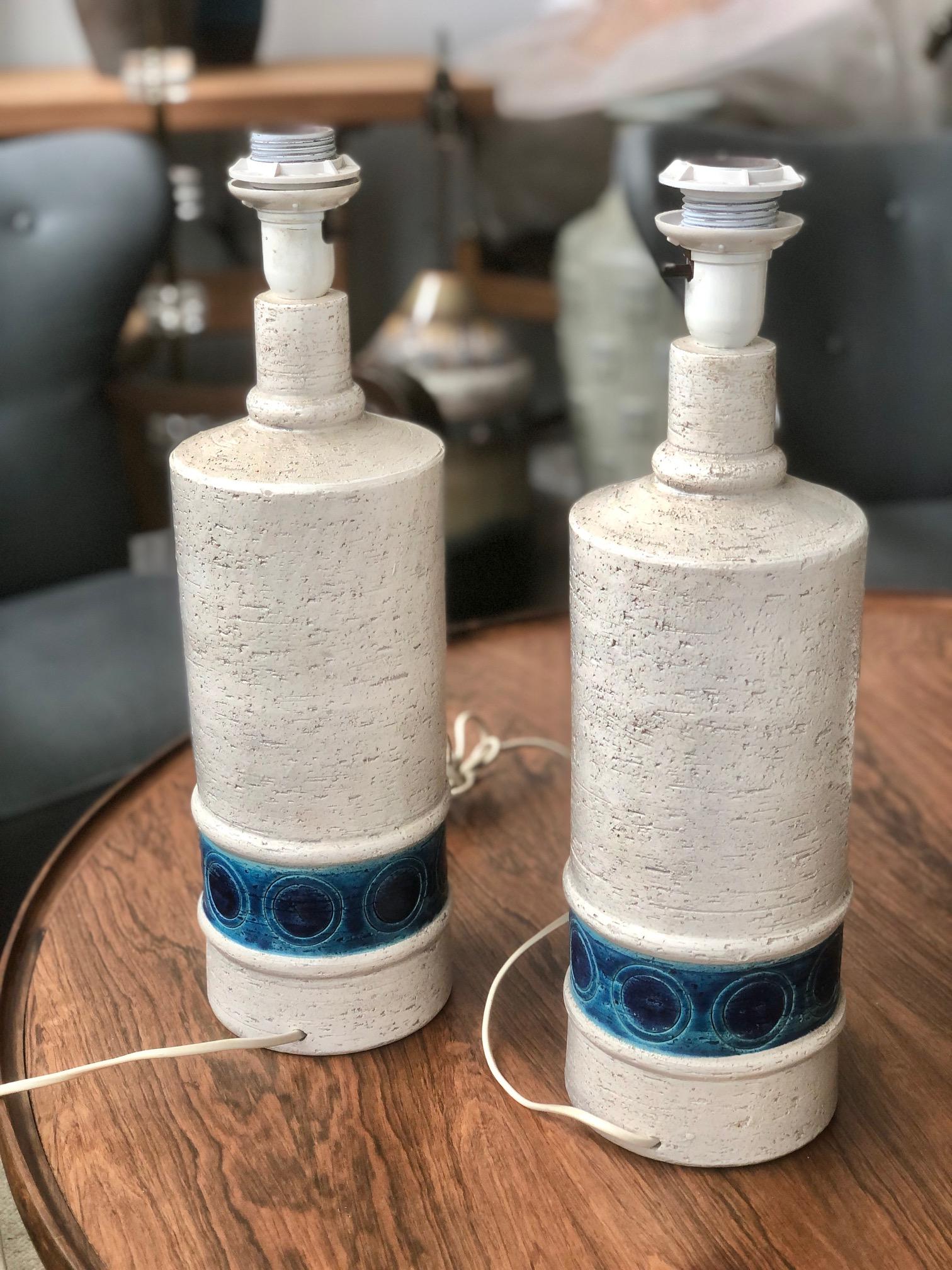 Italian Table Lamp by Bitossi For Sale