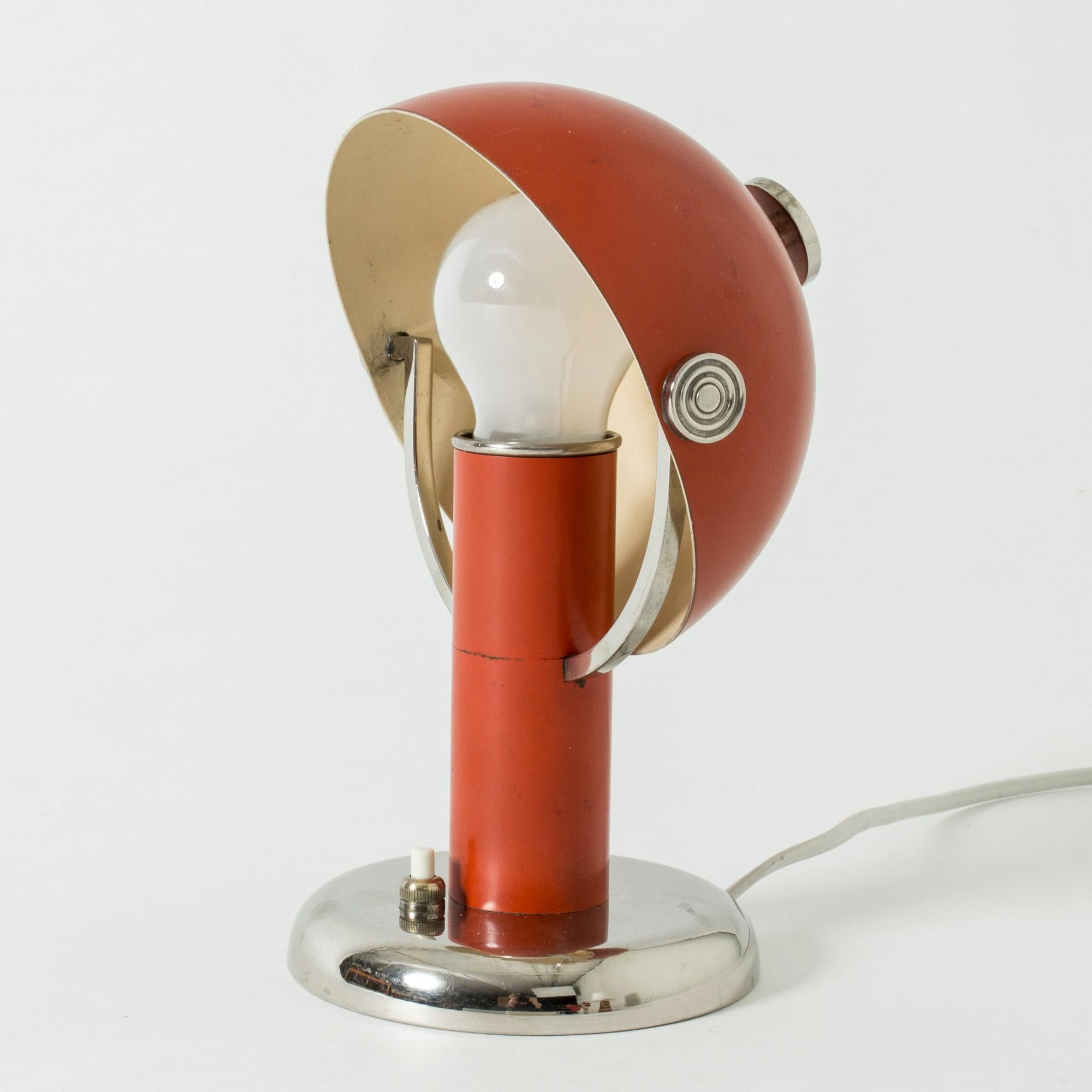 Scandinavian Modern Table Lamp by Bo Notini for Böhlmarks, Sweden, 1930s