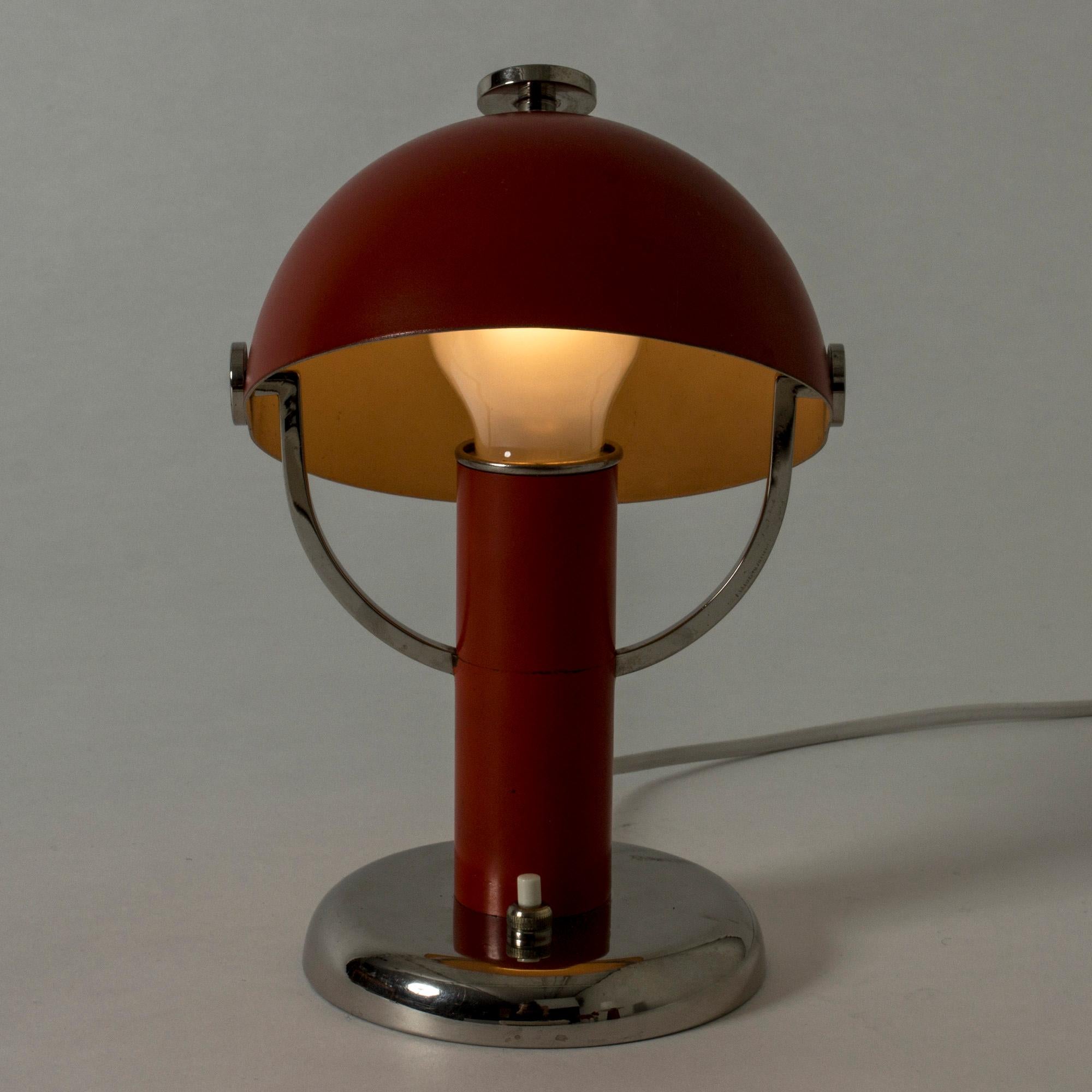 Mid-20th Century Table Lamp by Bo Notini for Böhlmarks, Sweden, 1930s